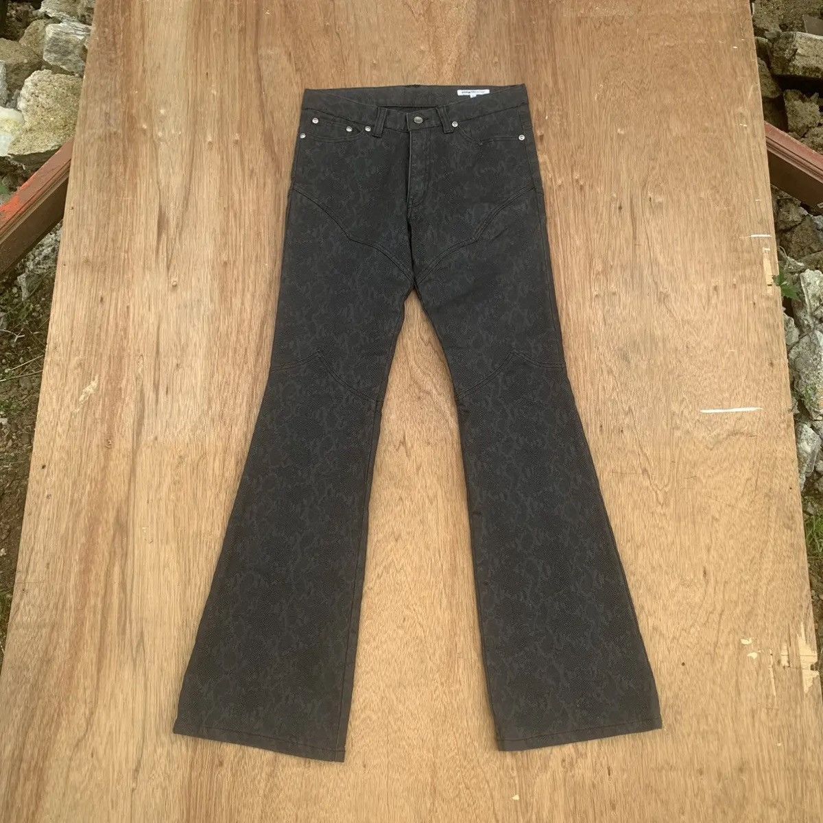 Hysteric Glamour RARE ‼️ SEMATIC DESIGN JEANS 30x33 TROUSERS FLARE ARTS PANTS Size US 30 / EU 46 - 1 Thumbnail