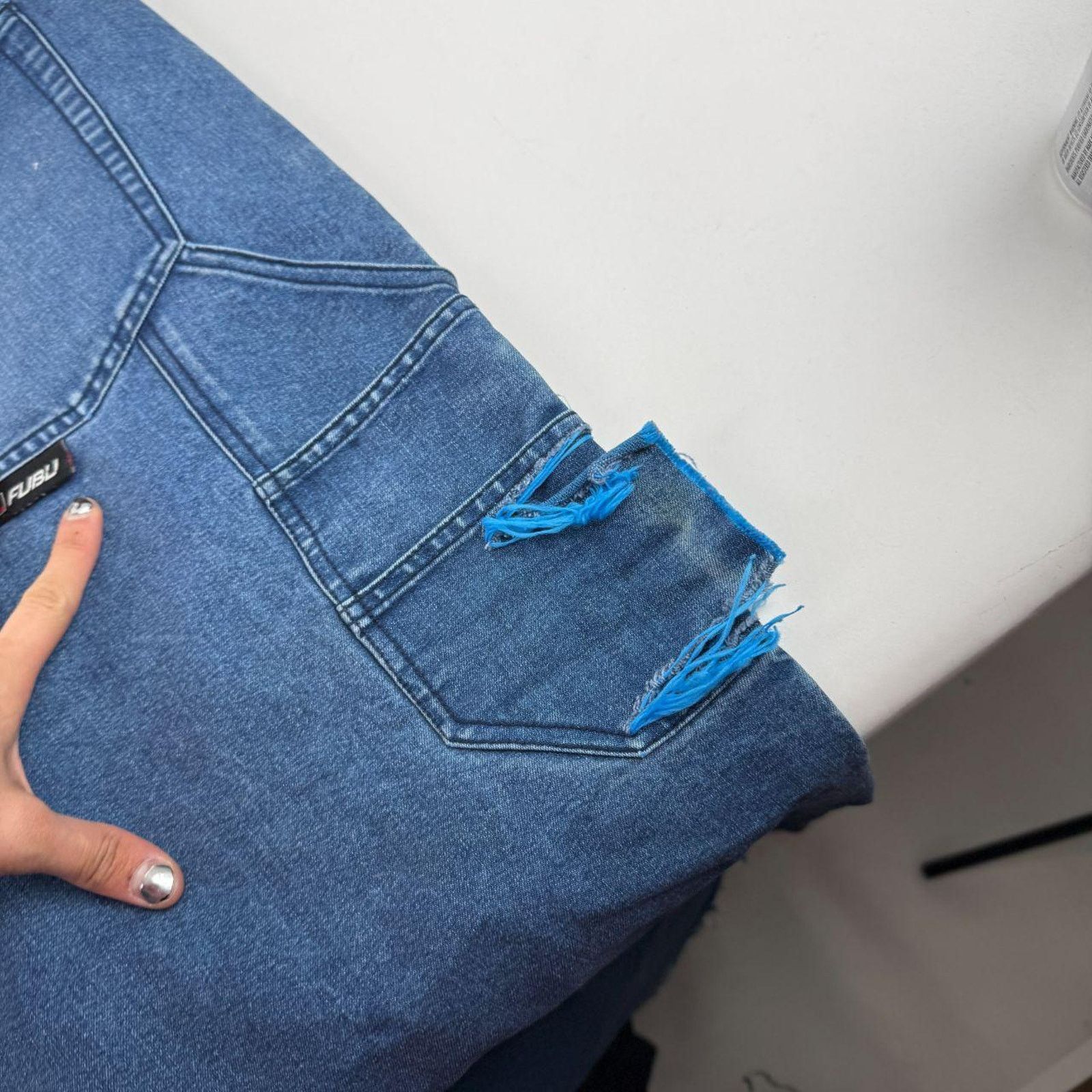 Archive style jeans - 00s【archive】washed denim pants/grunge