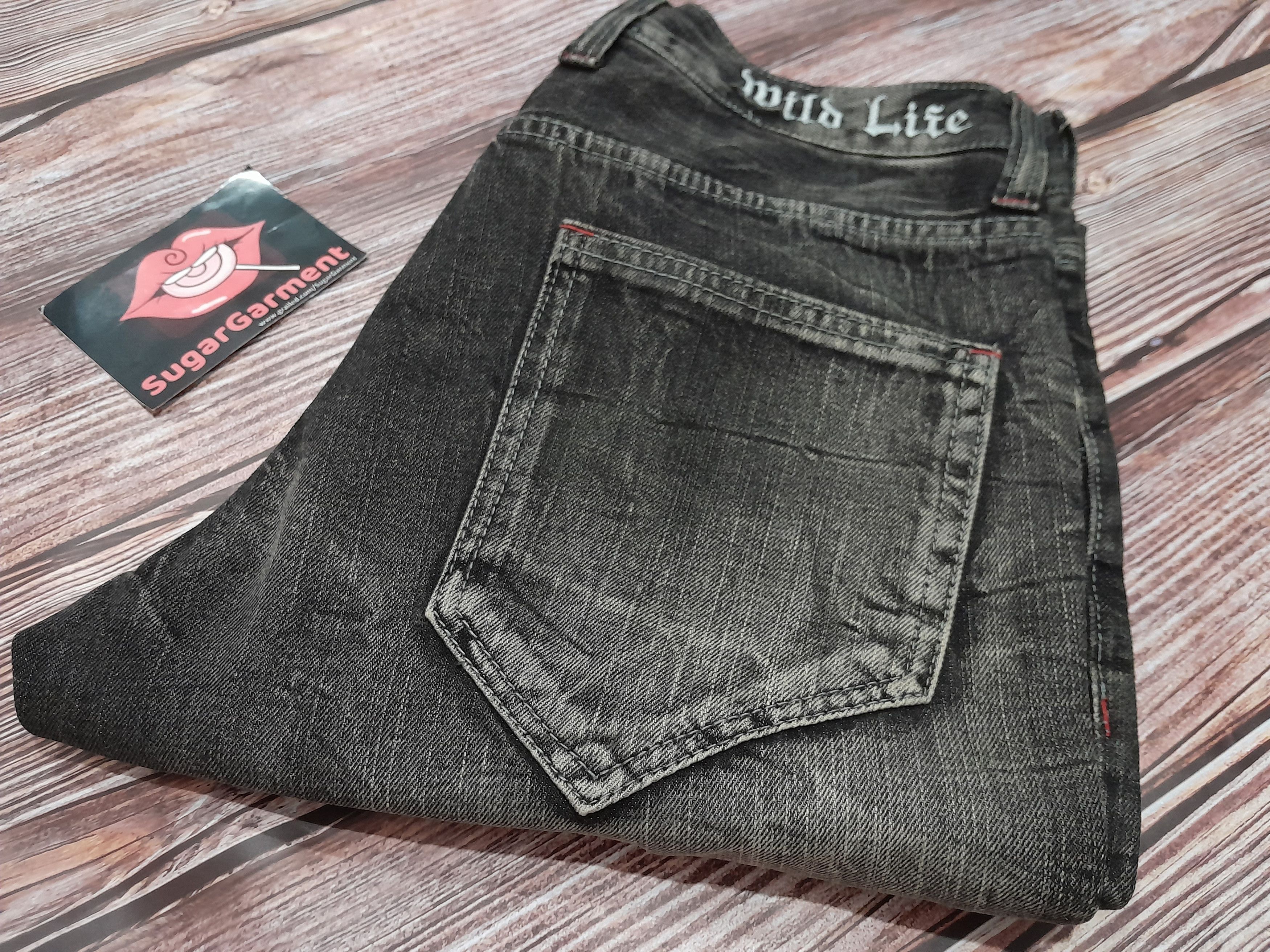 Japanese Brand × Vintage Japanese Brand Skull Wild Life Vintage Jeans Punk Size US 31 - 18 Thumbnail