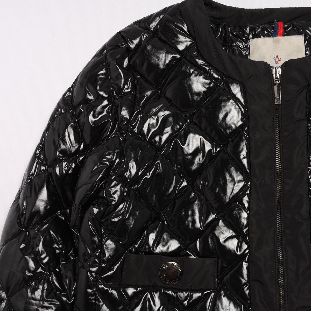 Moncler Moncler Baiel Coat Jacket Quilted Black Polyamide Nylon Size S / US 4 / IT 40 - 8 Thumbnail