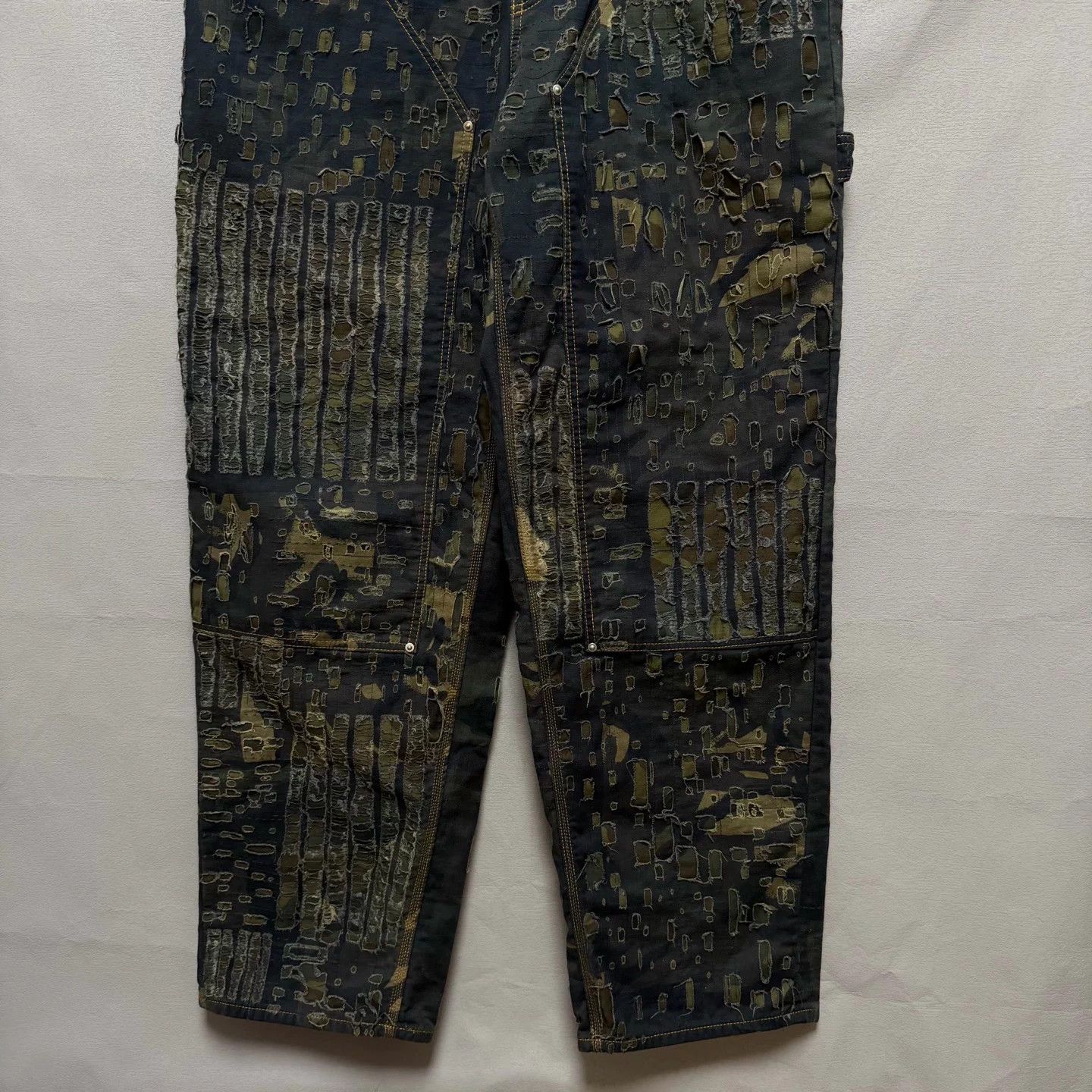 Givenchy Givenchy Carpenter Camo Olive 36 99New Heavy Destroyed Size US 36 / EU 52 - 5 Thumbnail