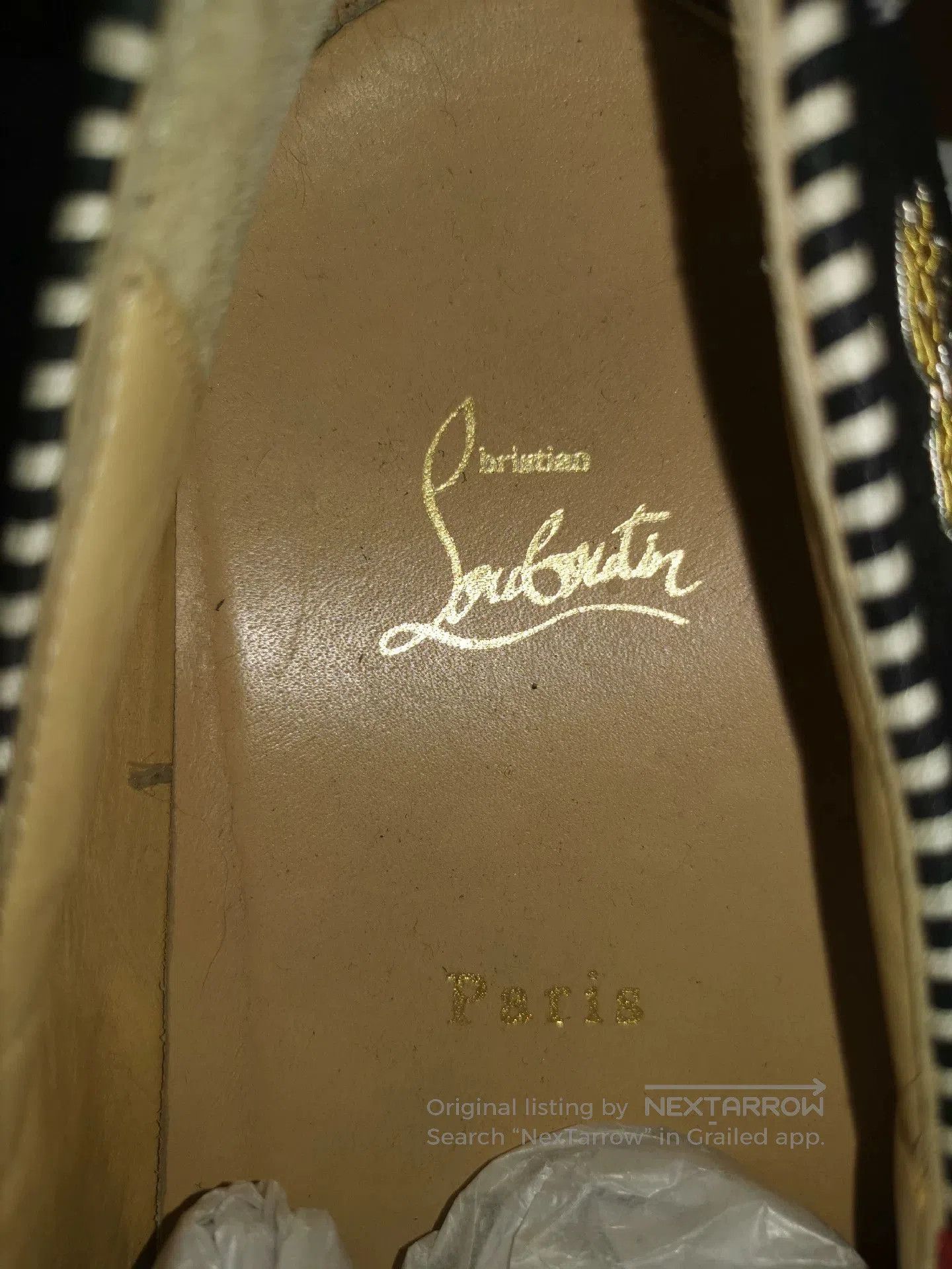 Christian Louboutin christian louboutin men's slip-on shoes with embroidery. Size US 10 / EU 43 - 7 Thumbnail