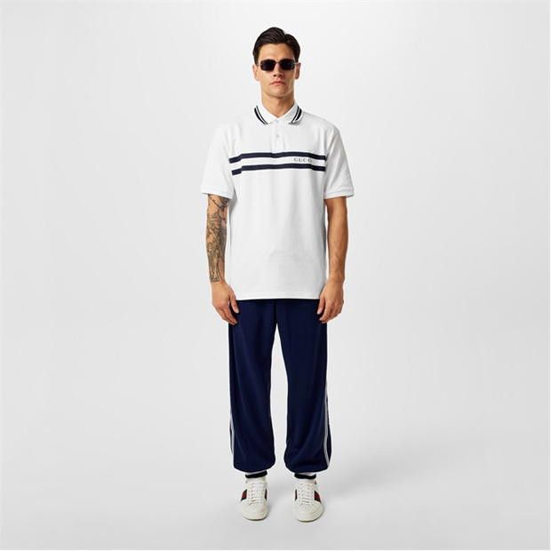 Gucci GUCCI Stripe Polo Top Size US L / EU 52-54 / 3 - 5 Thumbnail