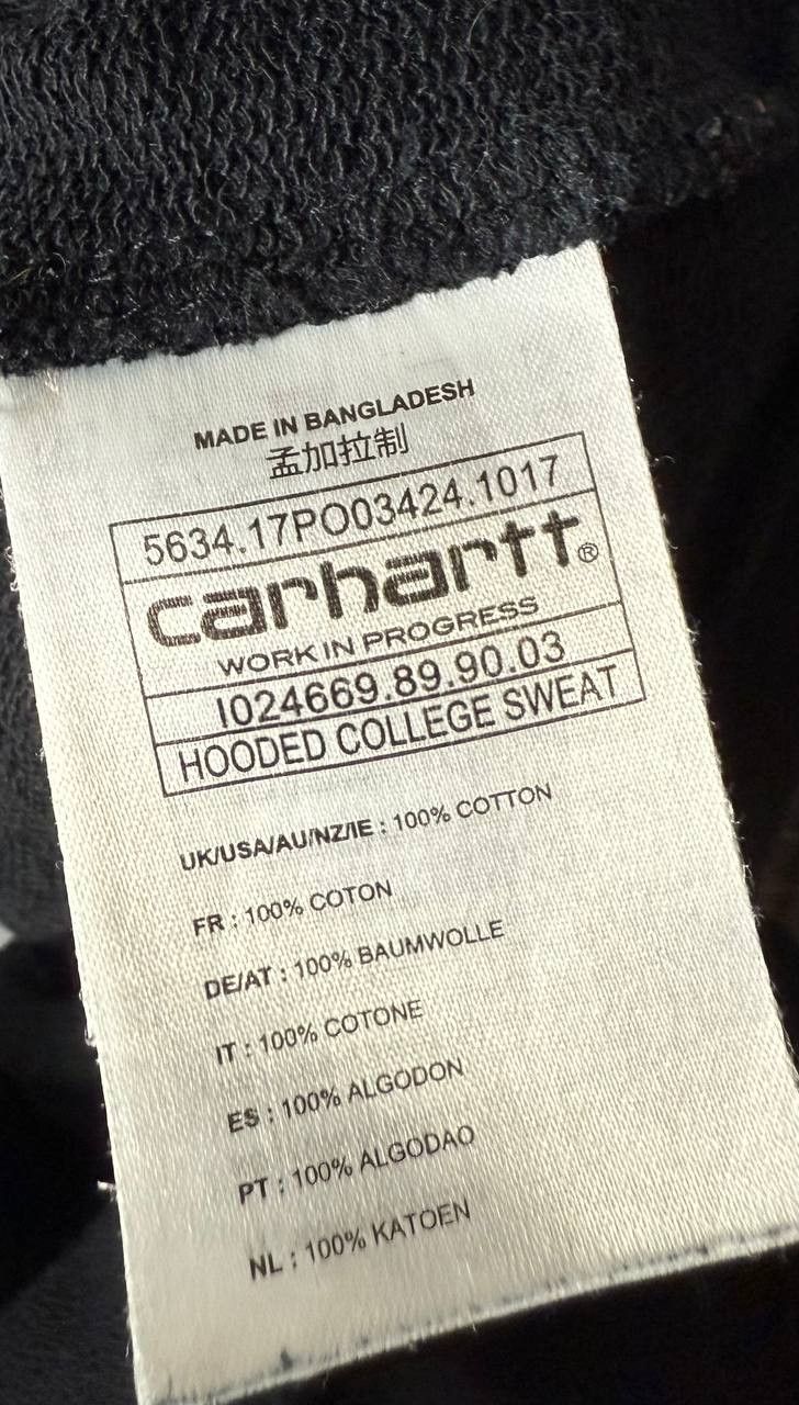 Carhartt Wip Carhartt Hooded College sweat size M Size US M / EU 48-50 / 2 - 5 Thumbnail