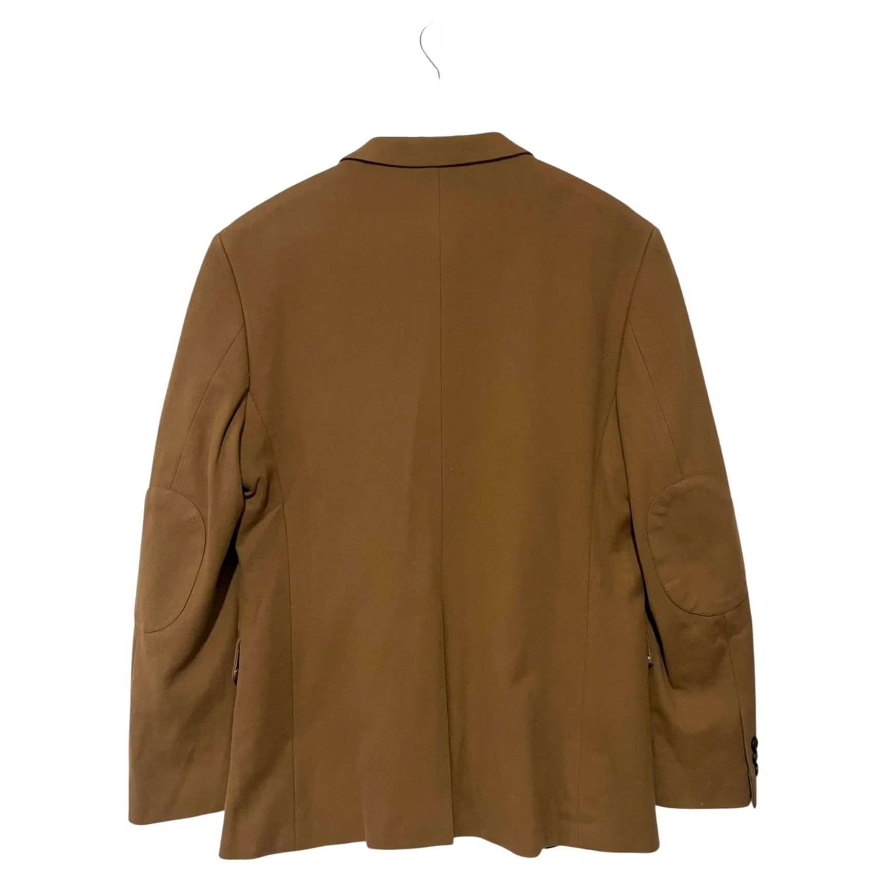 Nautica Nautica Performs Blazer Mens 40R Tan Sport Coat Jacket Elbow Patches Cotton Size 40R - 3 Thumbnail