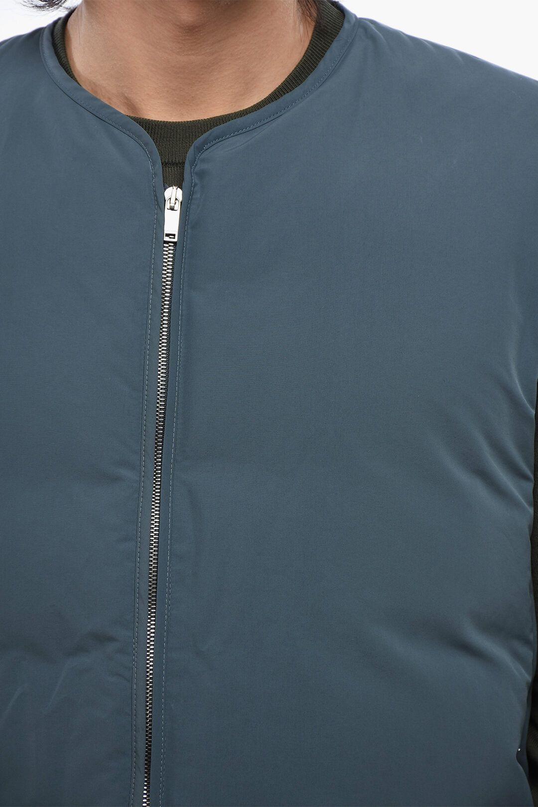 Jil Sander og1mm0625 Waterproof Sleeveless Down Jacket in Blue Size US M / EU 48-50 / 2 - 4 Thumbnail