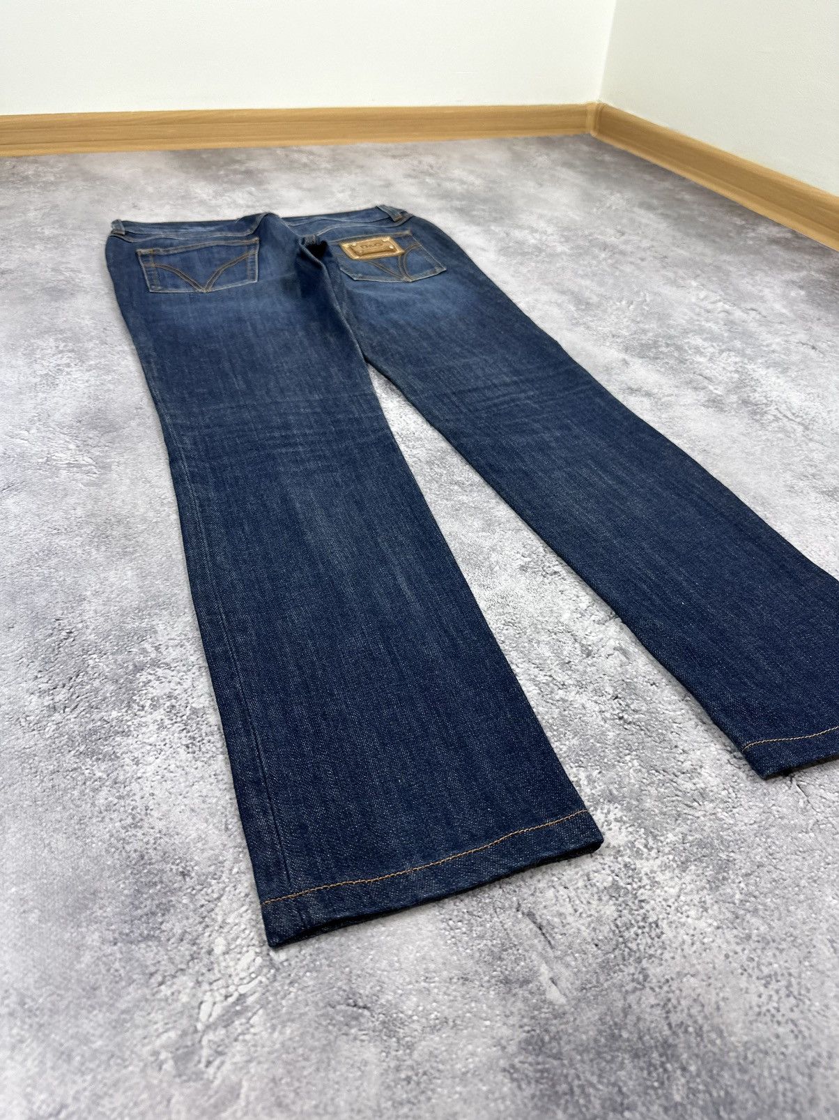 Dolce & Gabbana Vintage Dolce & Gabbana Luxury Blue Denim Avant Garde Jeans Size 26" / US 2 / IT 38 - 3 Thumbnail