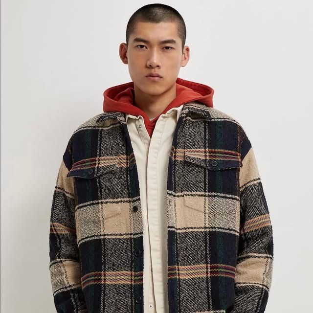 Zara Zara Men's Wool-blend Plaid Shirt/Jacket Size US M / EU 48-50 / 2 - 2 Thumbnail