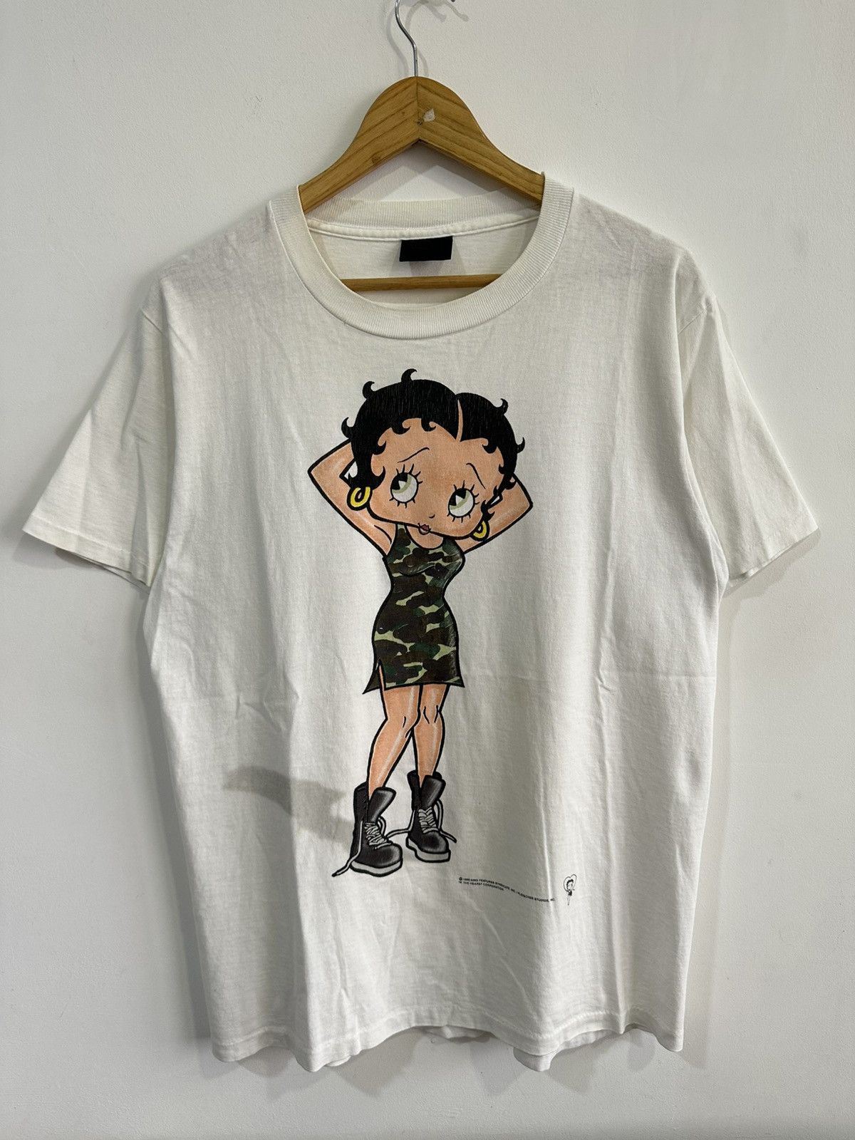 Other Vintage 90’s Betty Boop Camo USA Cartoon Size US L / EU 52-54 / 3 - 2 Thumbnail