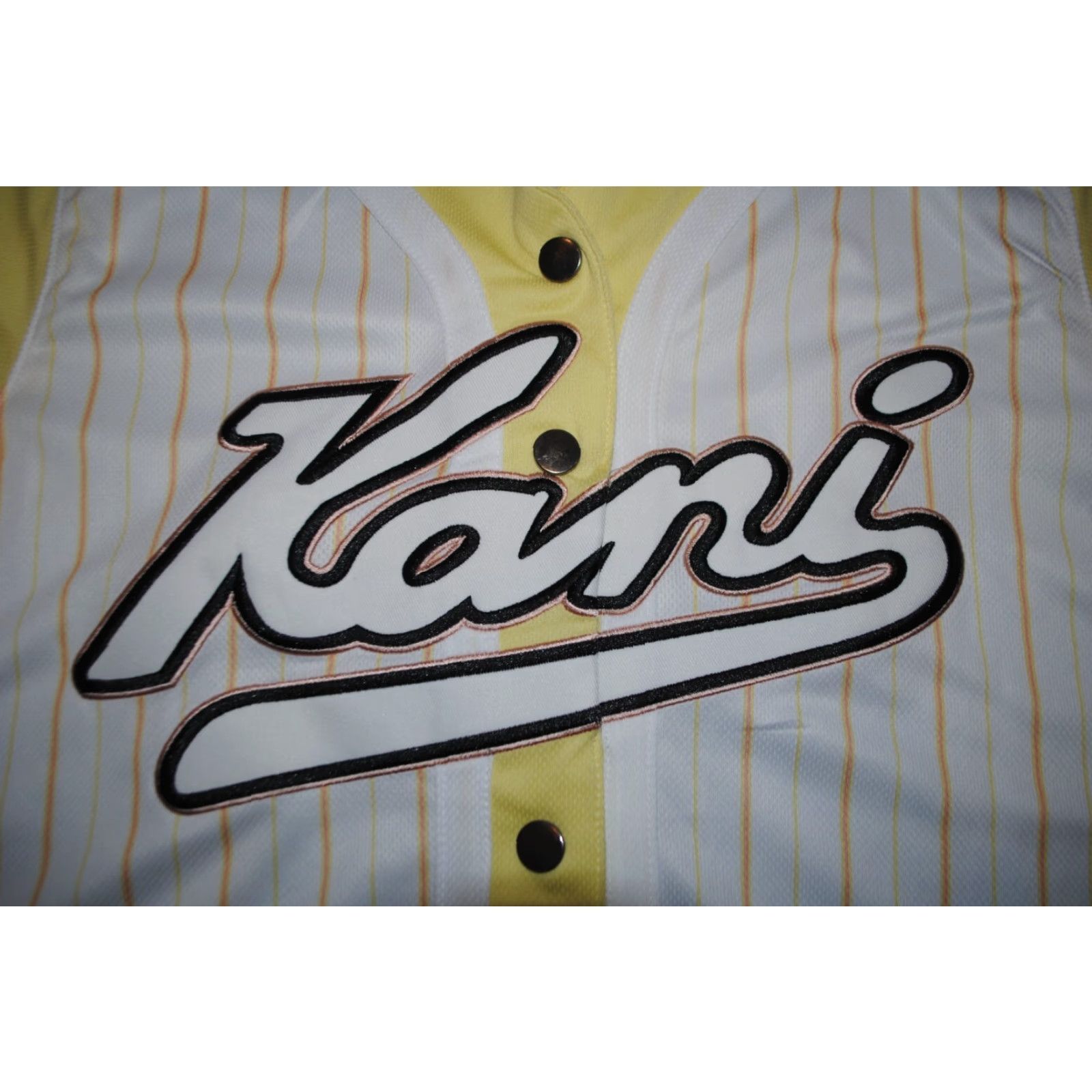 Karl Kani WOMENS KARL KANI BASEBALL JERSEY SHIRT XS 90'S STYLE RAP HIP HOP MLB WHITE Size XS / US 0-2 / IT 36-38 - 3 Thumbnail