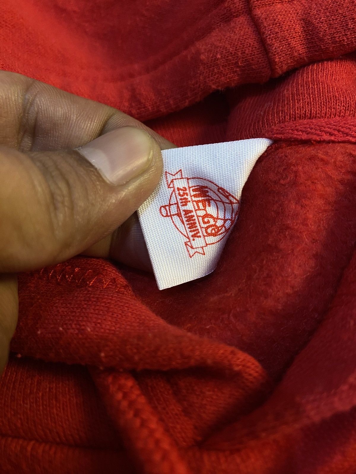Keith Haring keith haring x wego japan red hoodie cropped 🔥 Size ONE SIZE - 4 Thumbnail