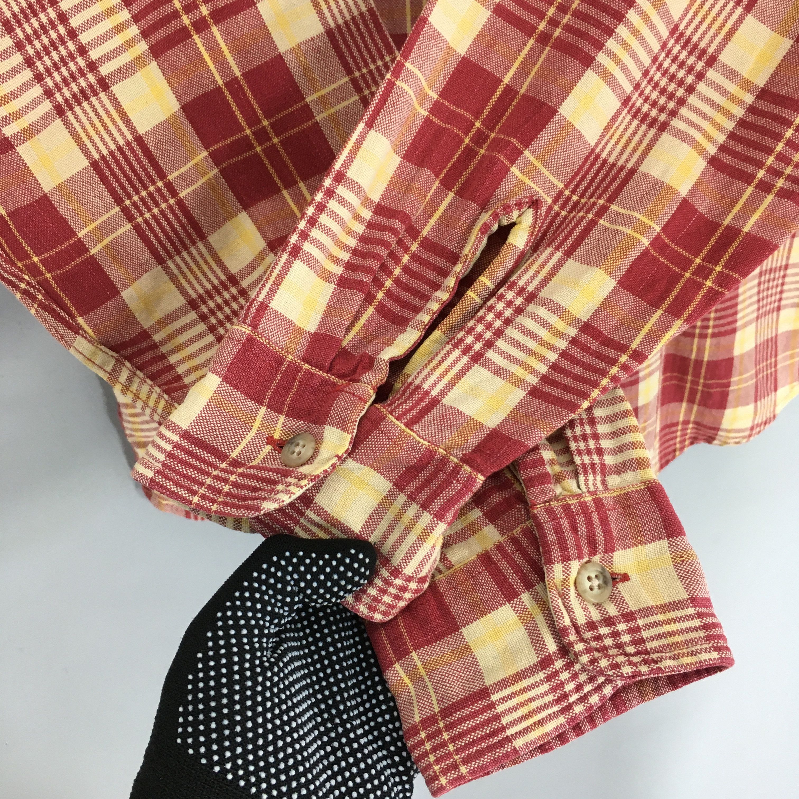 Flannel × Japanese Brand × Vintage Vintage OshKosh B'gosh Checkered Flannel Shirt Large Size US L / EU 52-54 / 3 - 4 Thumbnail