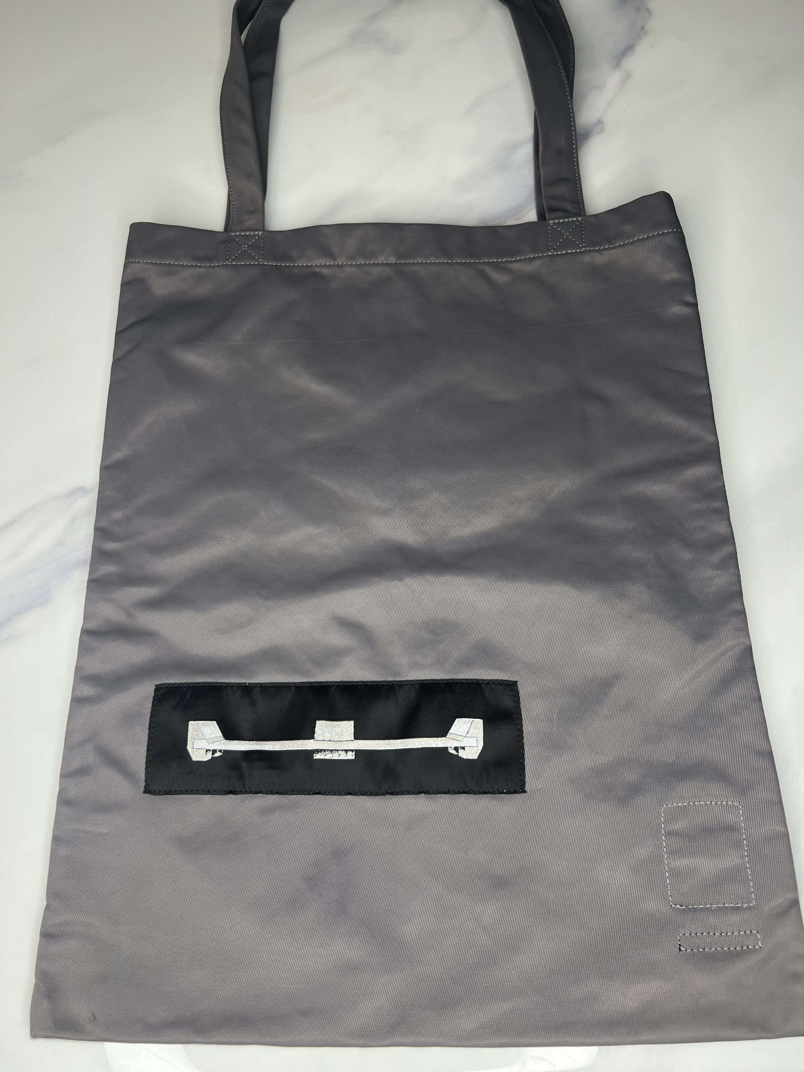 Rick Owens Drkshdw DRKSHDW Grey/Blue Medium Techno Trench Tote Size ONE SIZE - 3 Thumbnail