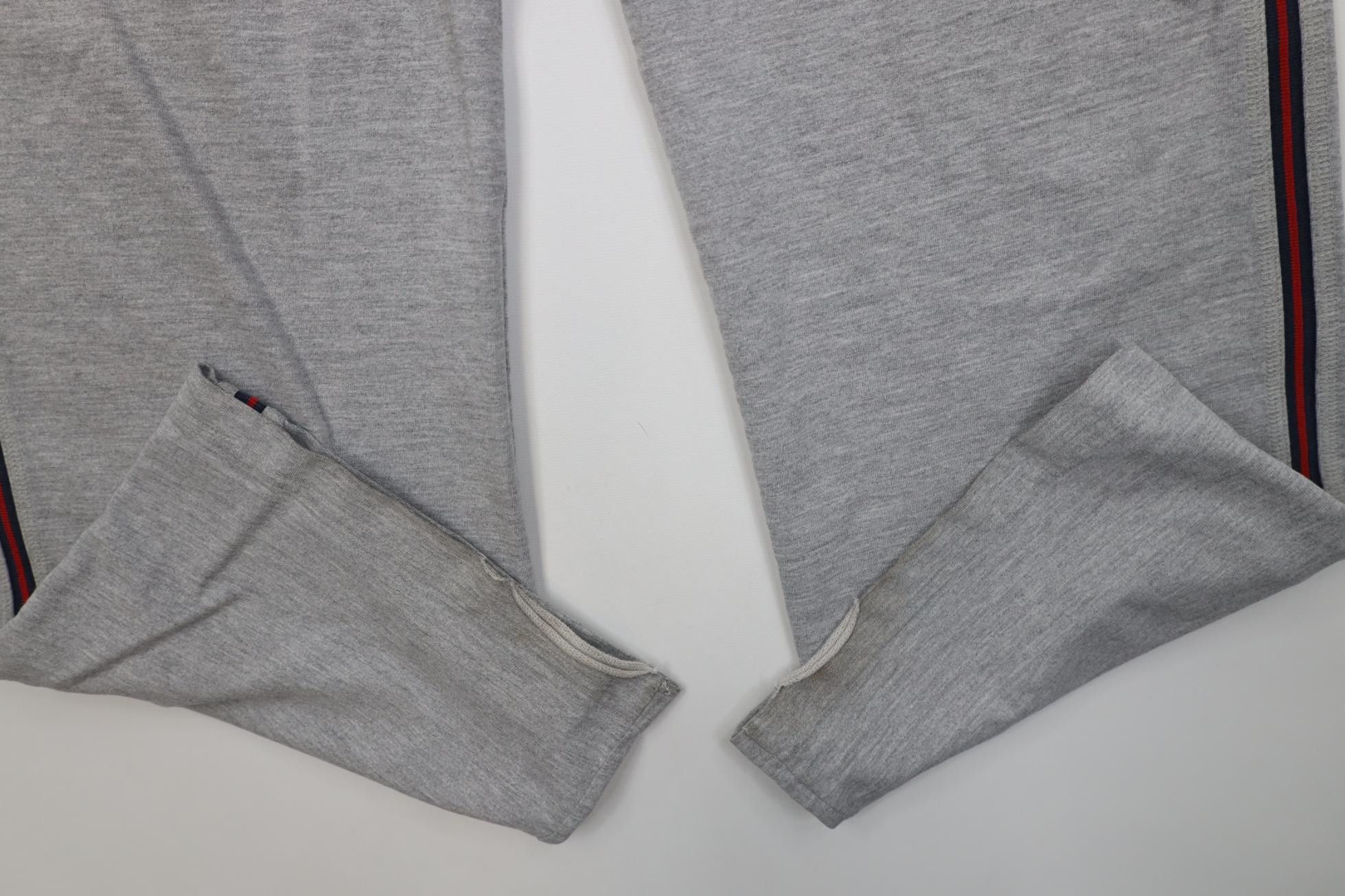Tommy Hilfiger Vintage 90s Y2K Tommy Hilfiger Wide Leg Sweatpants Gray Size 34" / US 12 / IT 48 - 5 Thumbnail