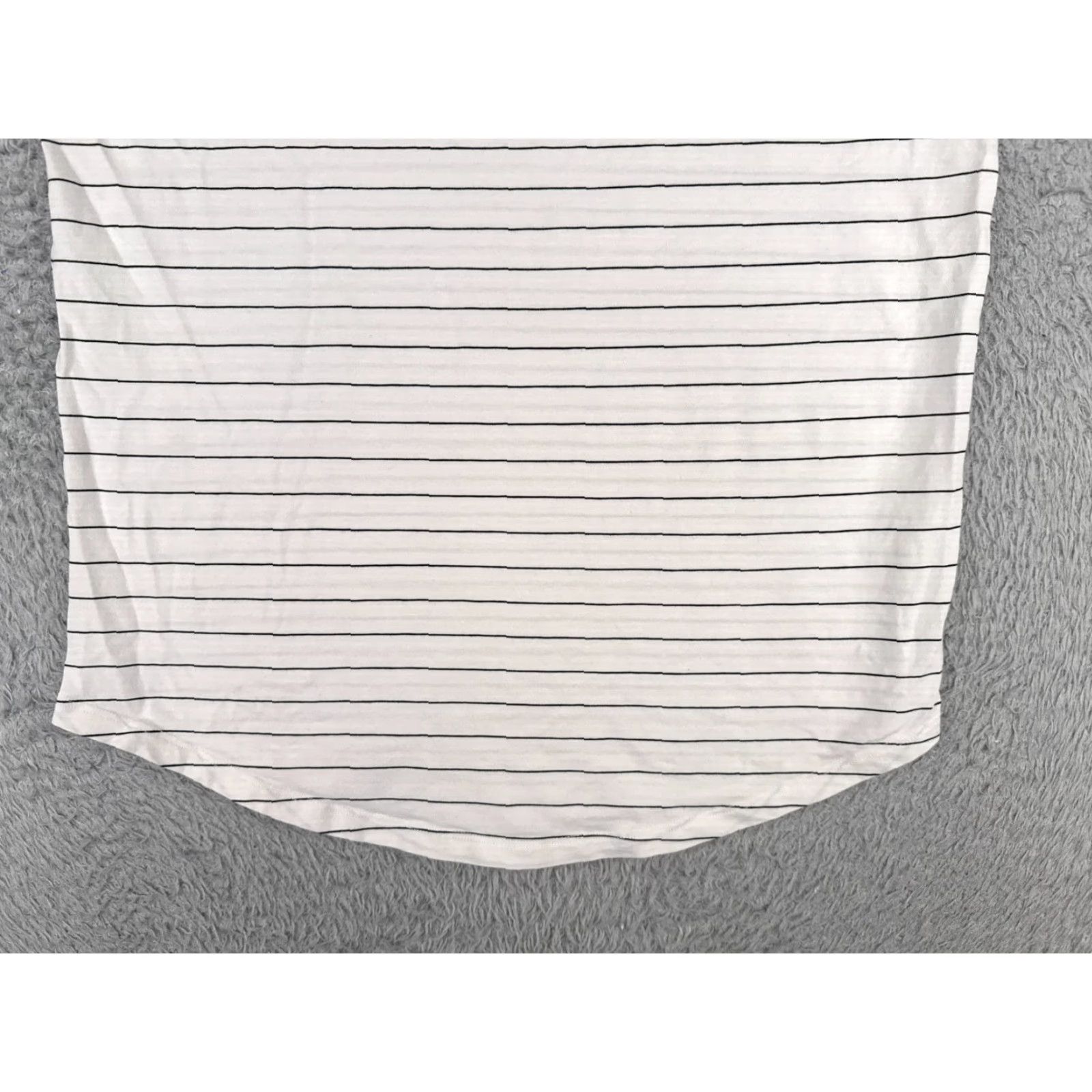 Lululemon Lululemon Shirt Women 4 White Stripe Pima Cotton Love Crew Gym Casual Size S / US 4 / IT 40 - 5 Thumbnail