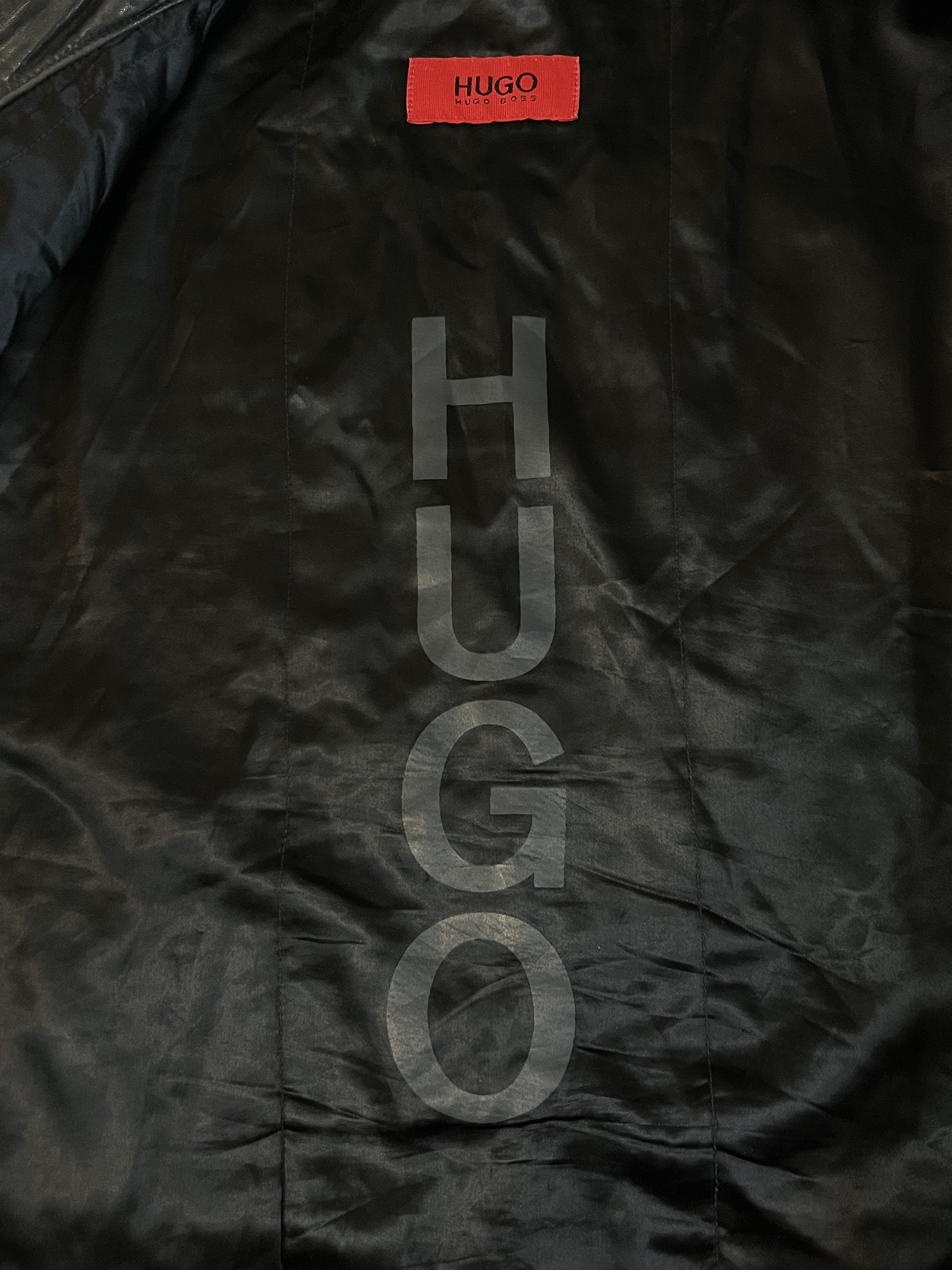 Designer × Hugo Boss × Vintage Vintage Hugo Boss Lamb Leather Jacket Size US XL / EU 56 / 4 - 9 Thumbnail