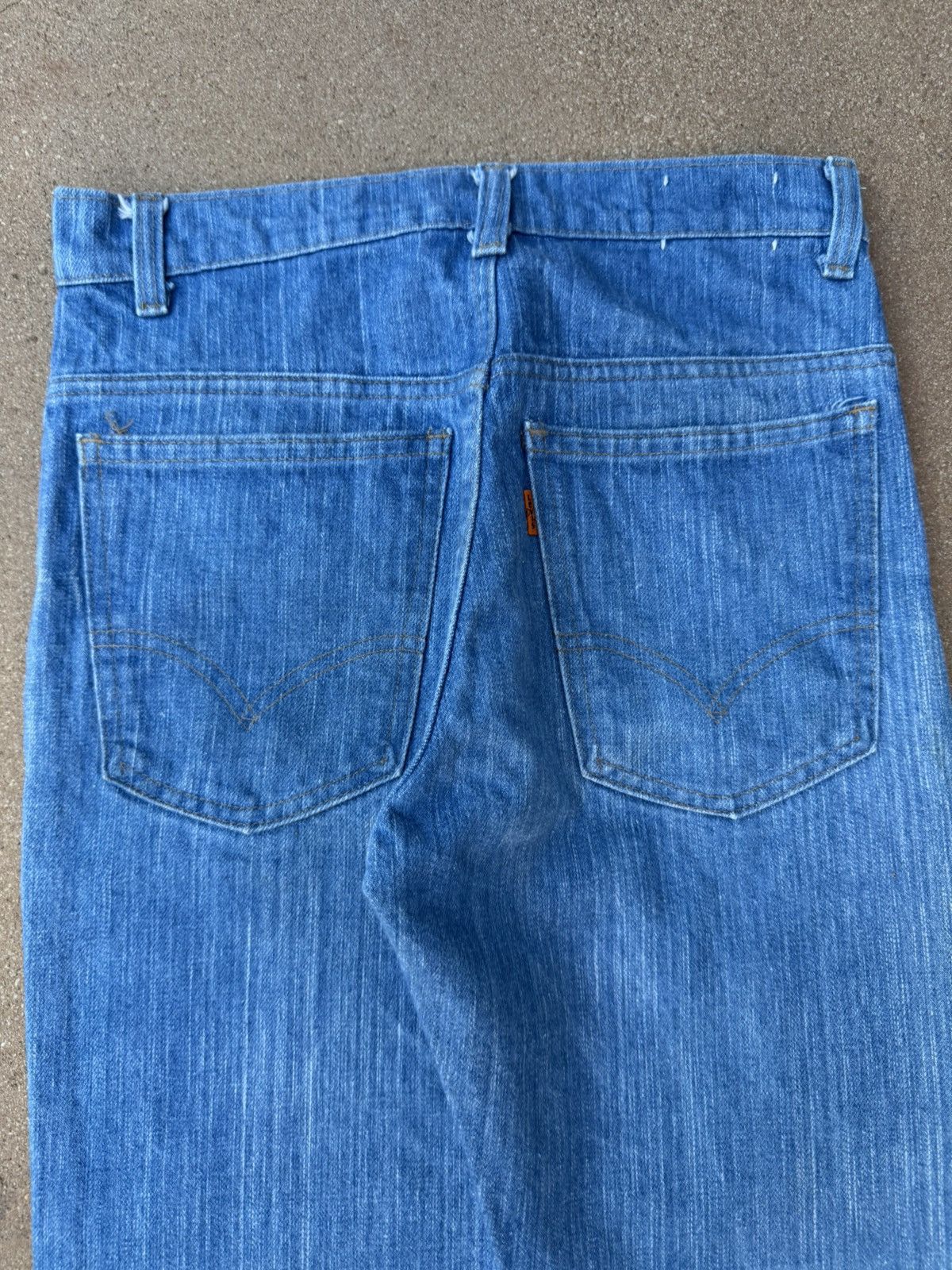 Levi's Vtg 70’s Levi’s 646 Orange Tab Bellbottom Flare Jeans 28x29 Size US 28 / EU 44 - 7 Thumbnail