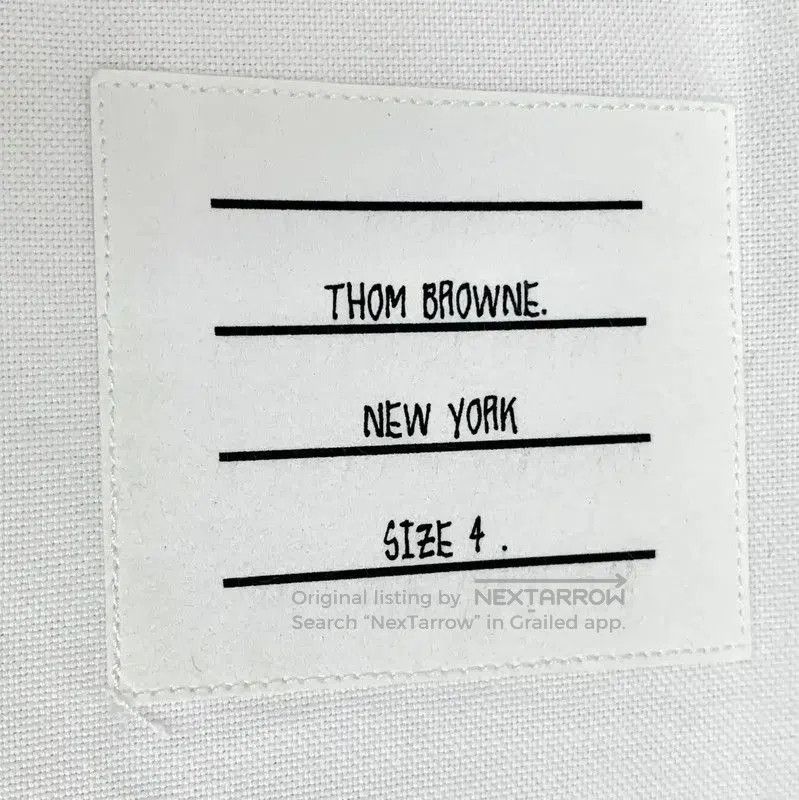 Thom Browne Thom Browne White Cotton Women's Shirt . Size L / US 10 / IT 46 - 5 Thumbnail