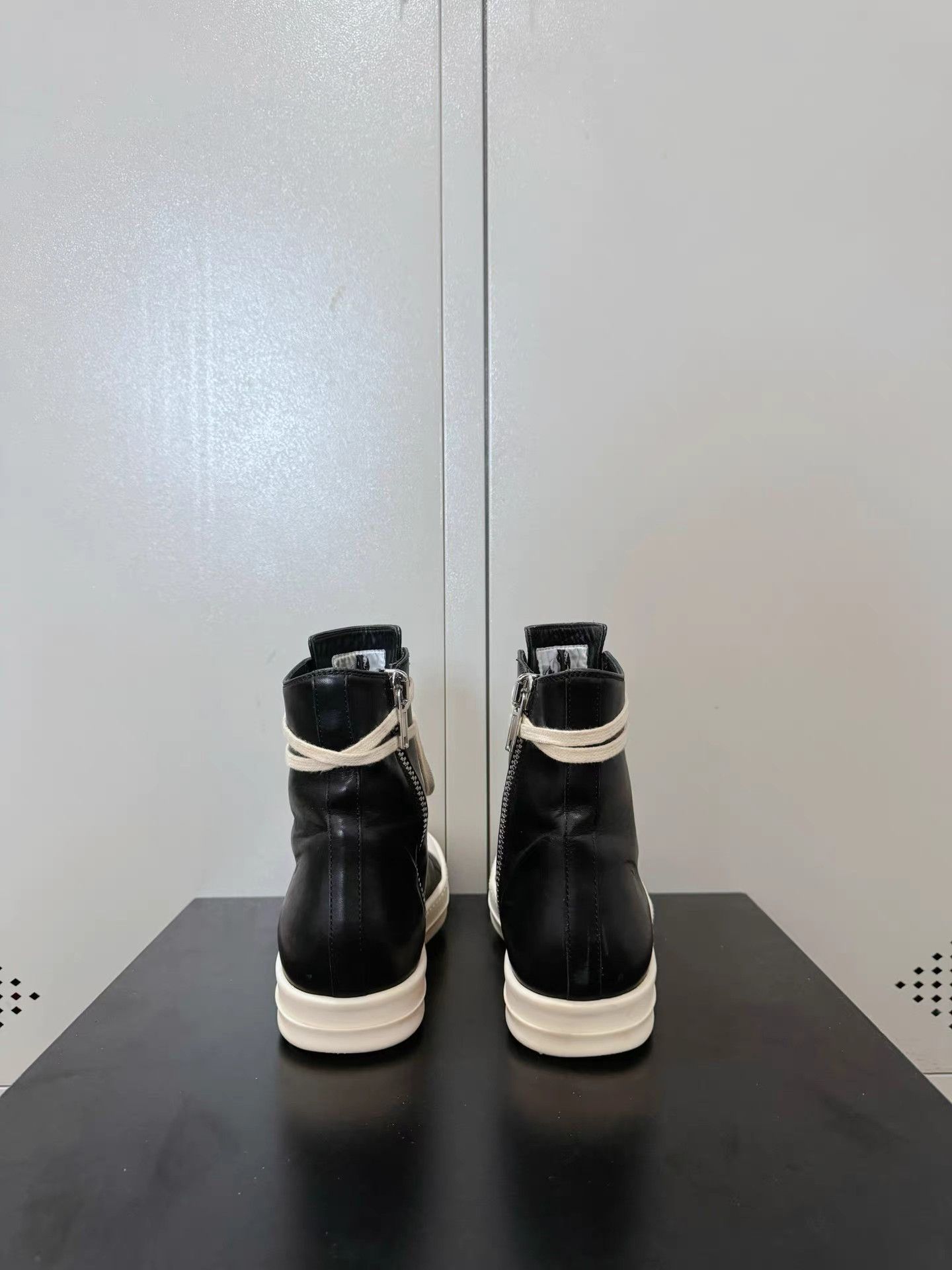 Rick Owens Rick Owens leather Converse high-top sneakers Size US 6 / IT 36 - 3 Thumbnail