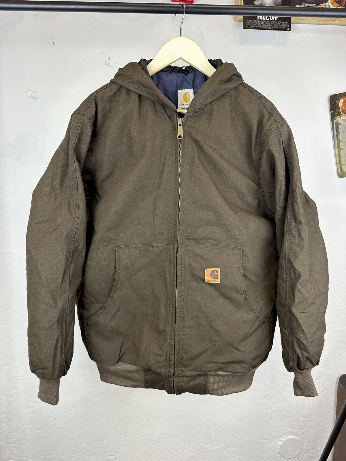 image of Carhartt Reworked Jacket - Size M in Brown, Men's