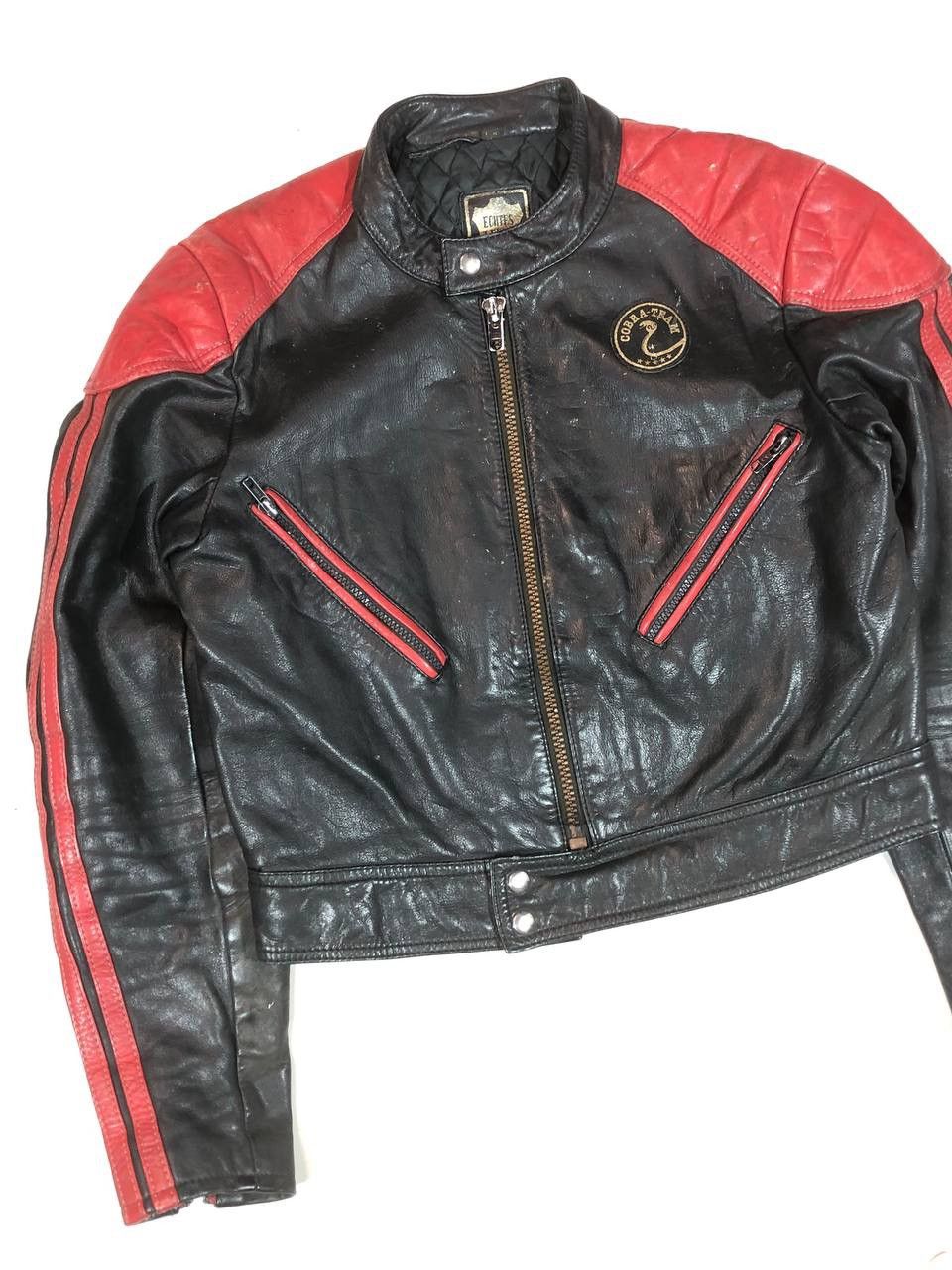 Other COBRA Racing Moto Leather Jacket Vintage Size US M / EU 48-50 / 2 - 4 Thumbnail