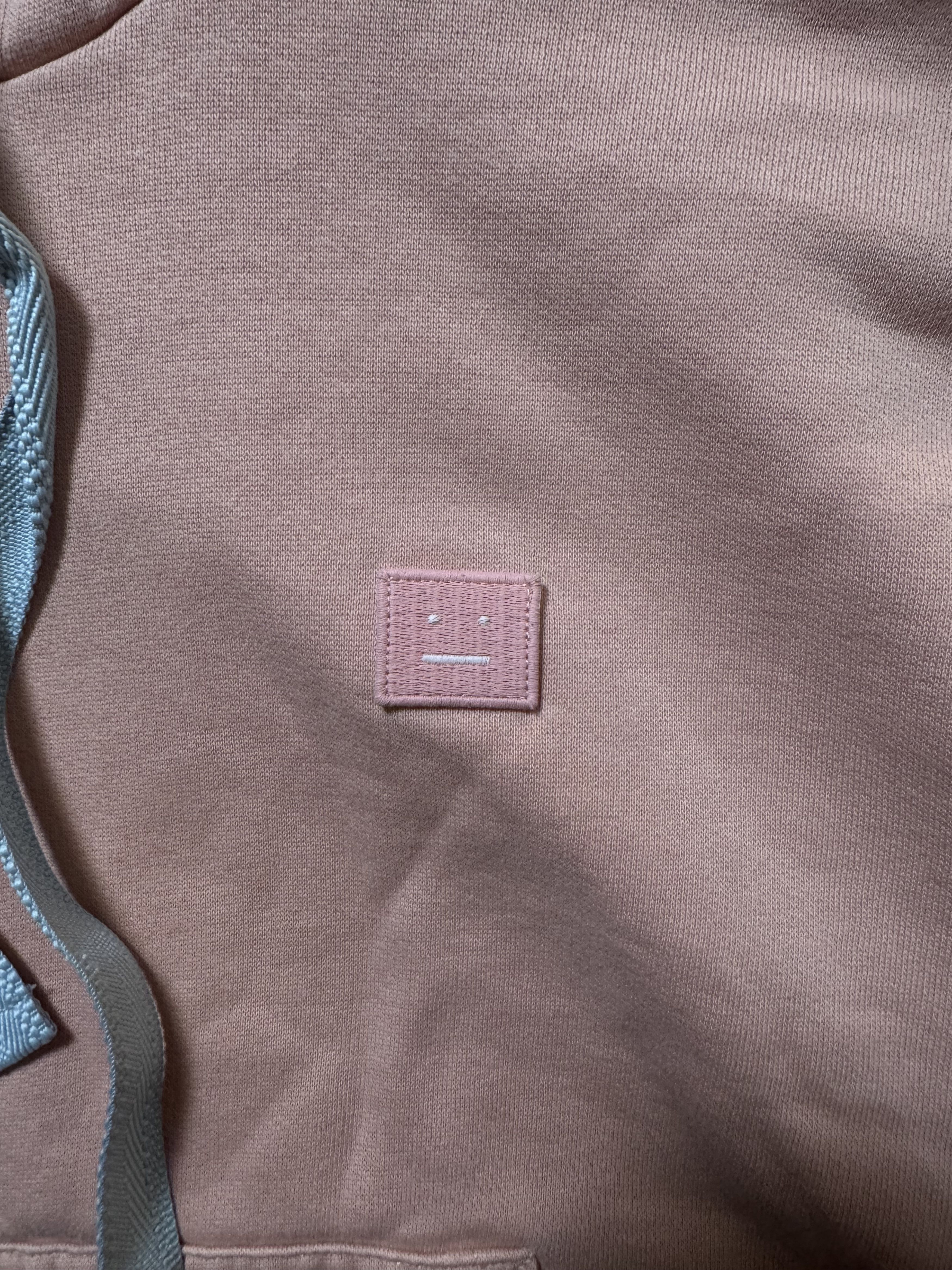Acne Studios Ferris Face Hoodie - Dusty Pink Size US M / EU 48-50 / 2 - 4 Thumbnail