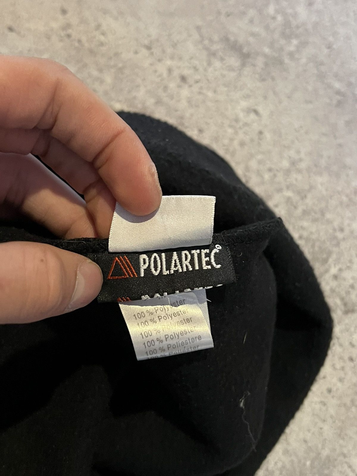 Lacoste × Vintage Vintage Lacoste fleece hat Size ONE SIZE - 4 Thumbnail
