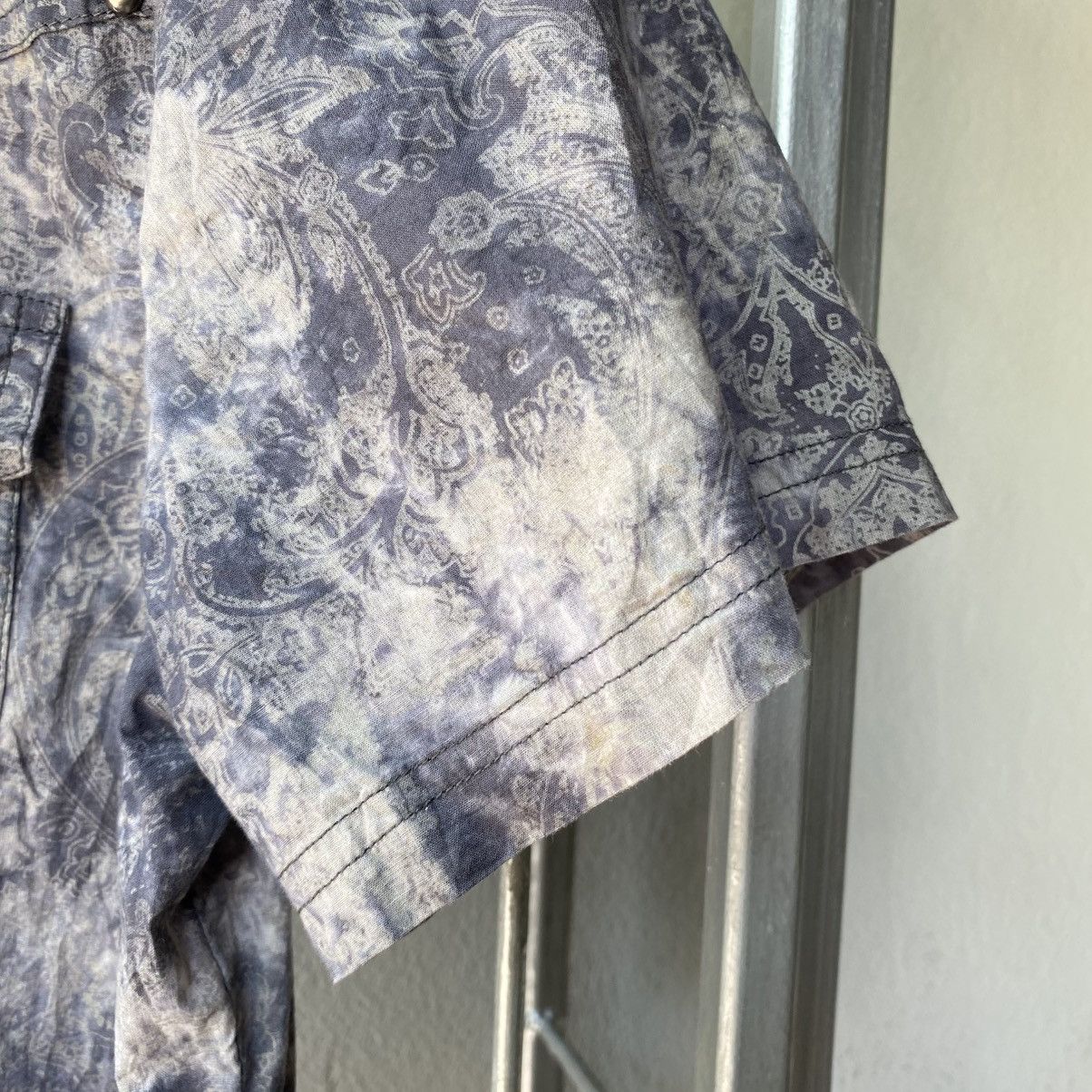 In The Attic In The Atti Men Y2K Short-Sleeve Tie-Dye Western Shirt Size US L / EU 52-54 / 3 - 16 Thumbnail