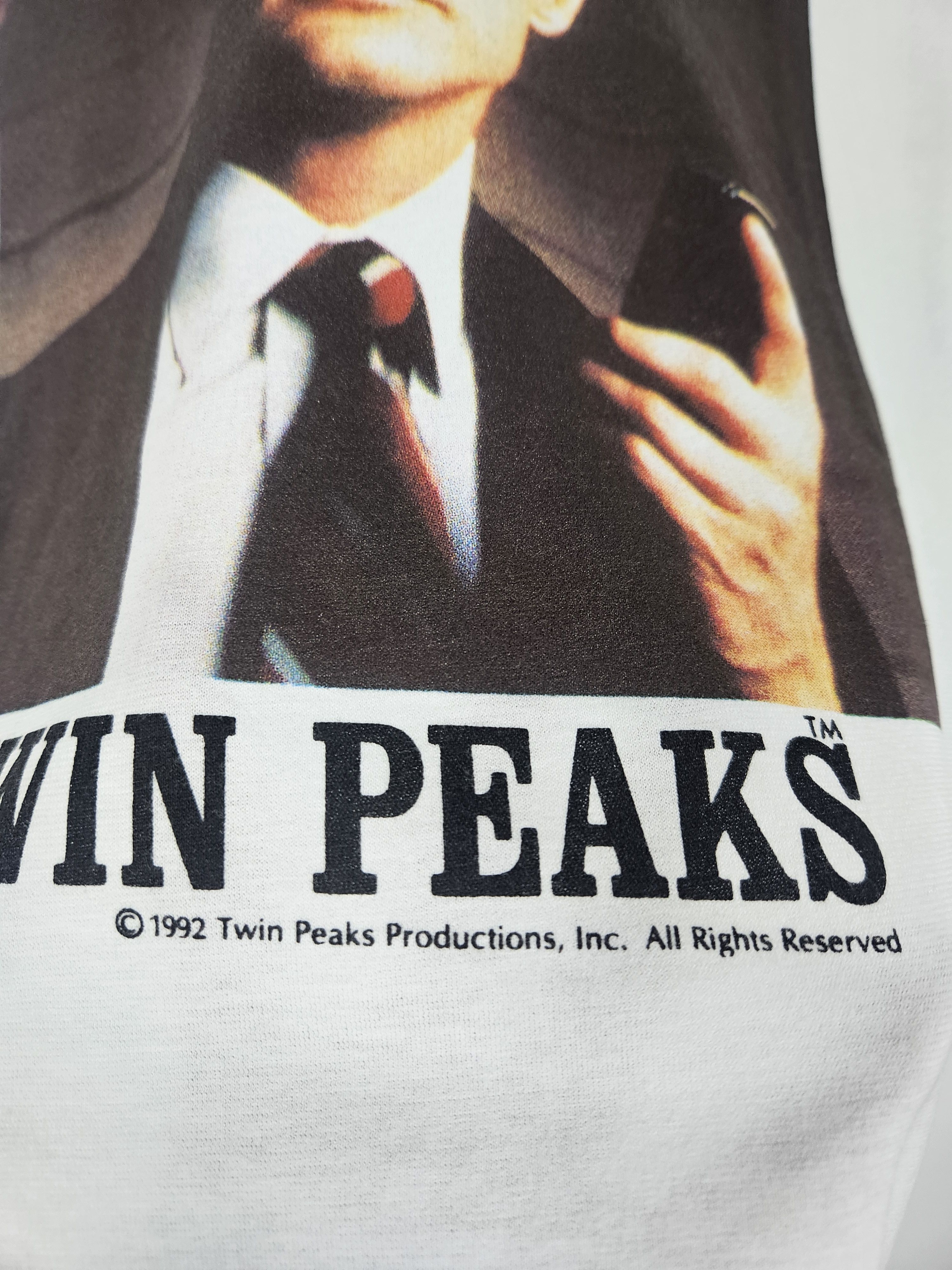 Vintage Vintage Twin Peaks 1992 Horror David Lynch movie tee Size US L / EU 52-54 / 3 - 3 Thumbnail