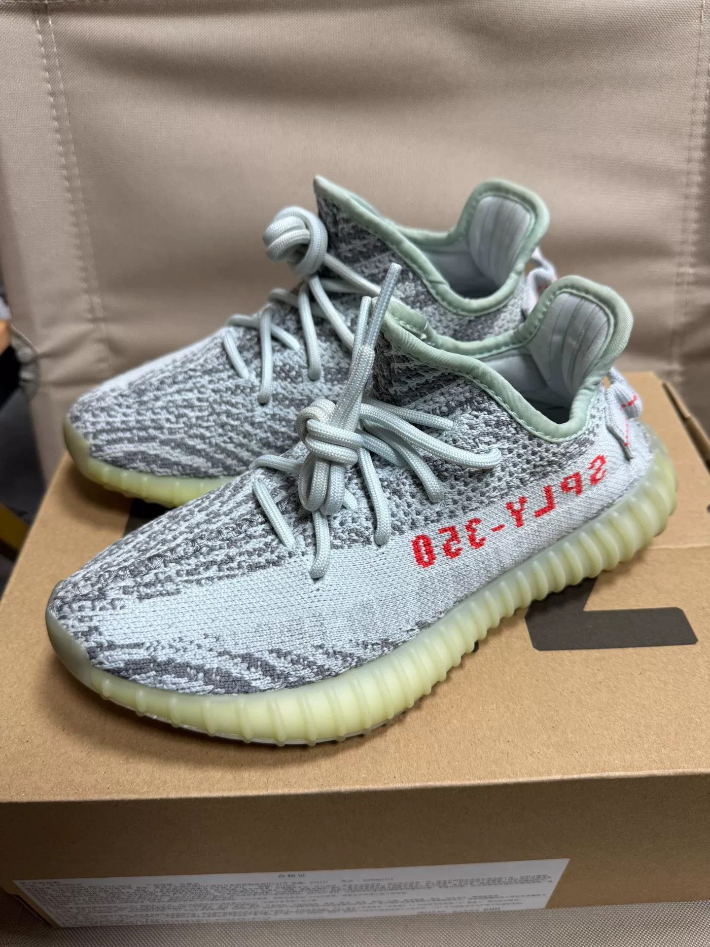 Yeezy Yeezy Blue Lowtop Sneakers 37 Men Size US 5 / EU 37 - 1 Thumbnail