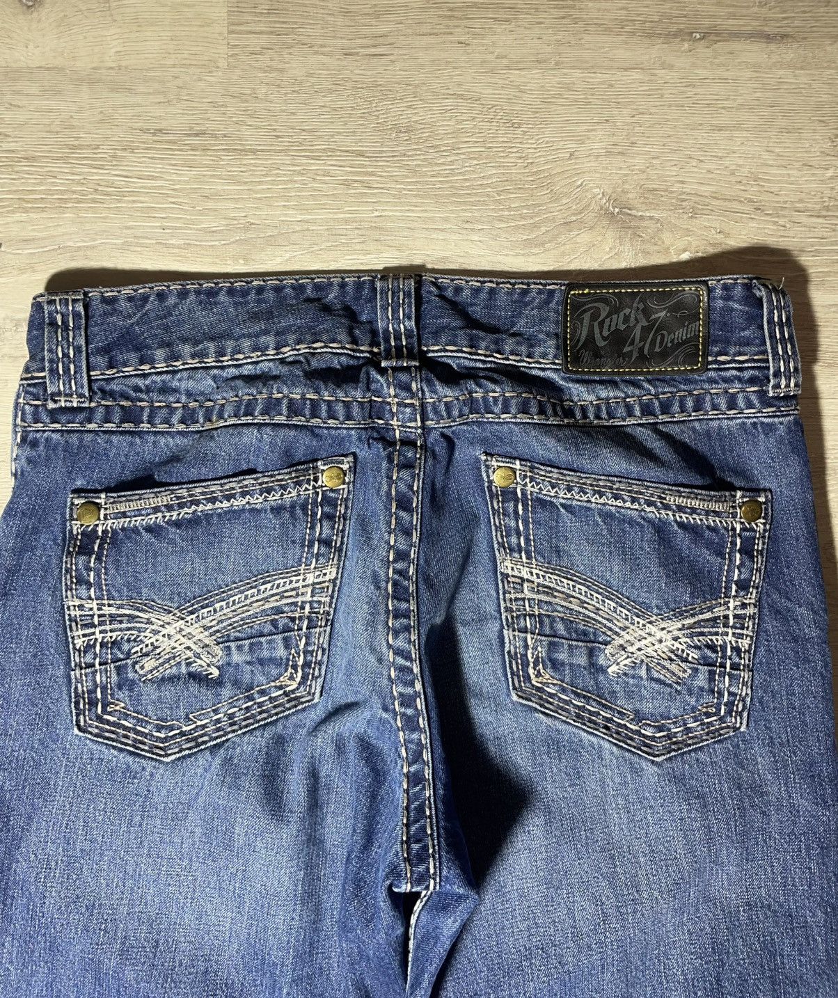 Wrangler Rock 47 by Wrangler Bootcut Jeans | Y2K Vintage Denim Size US 32 / EU 48 - 1 Thumbnail