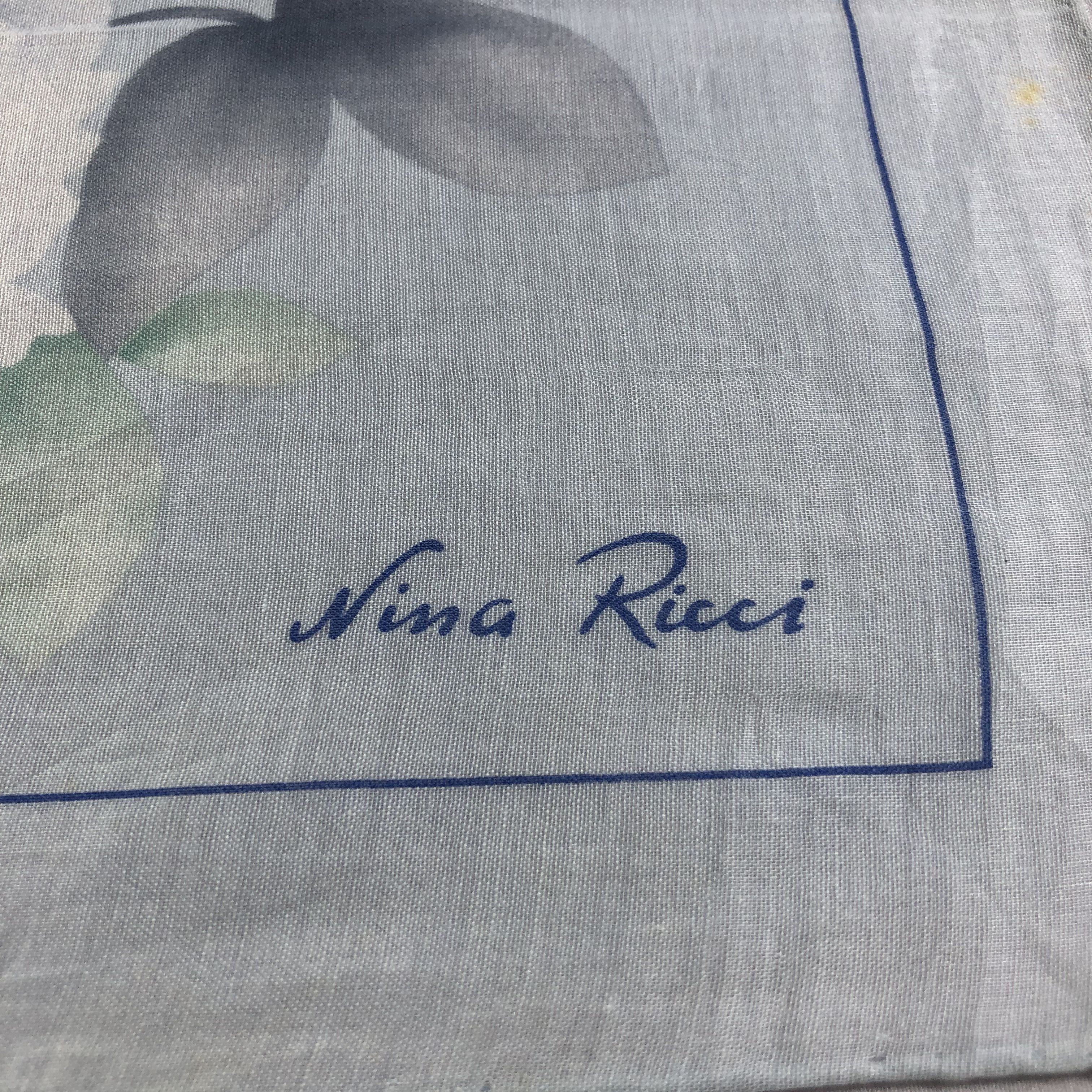 Nina Ricci Handkerchief Neckerchief Bandana H1621