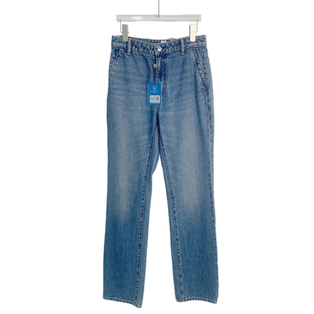Alexander Wang Alexander Wang Blue Washed Cotton Denim Pants K26WX Size 28" / US 6 / IT 42 - 1 Thumbnail