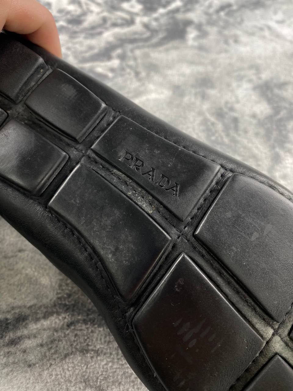 Prada Vintage Prada Leather Loafers Men Size 7 Black Size US 7 / EU 40 - 9 Thumbnail