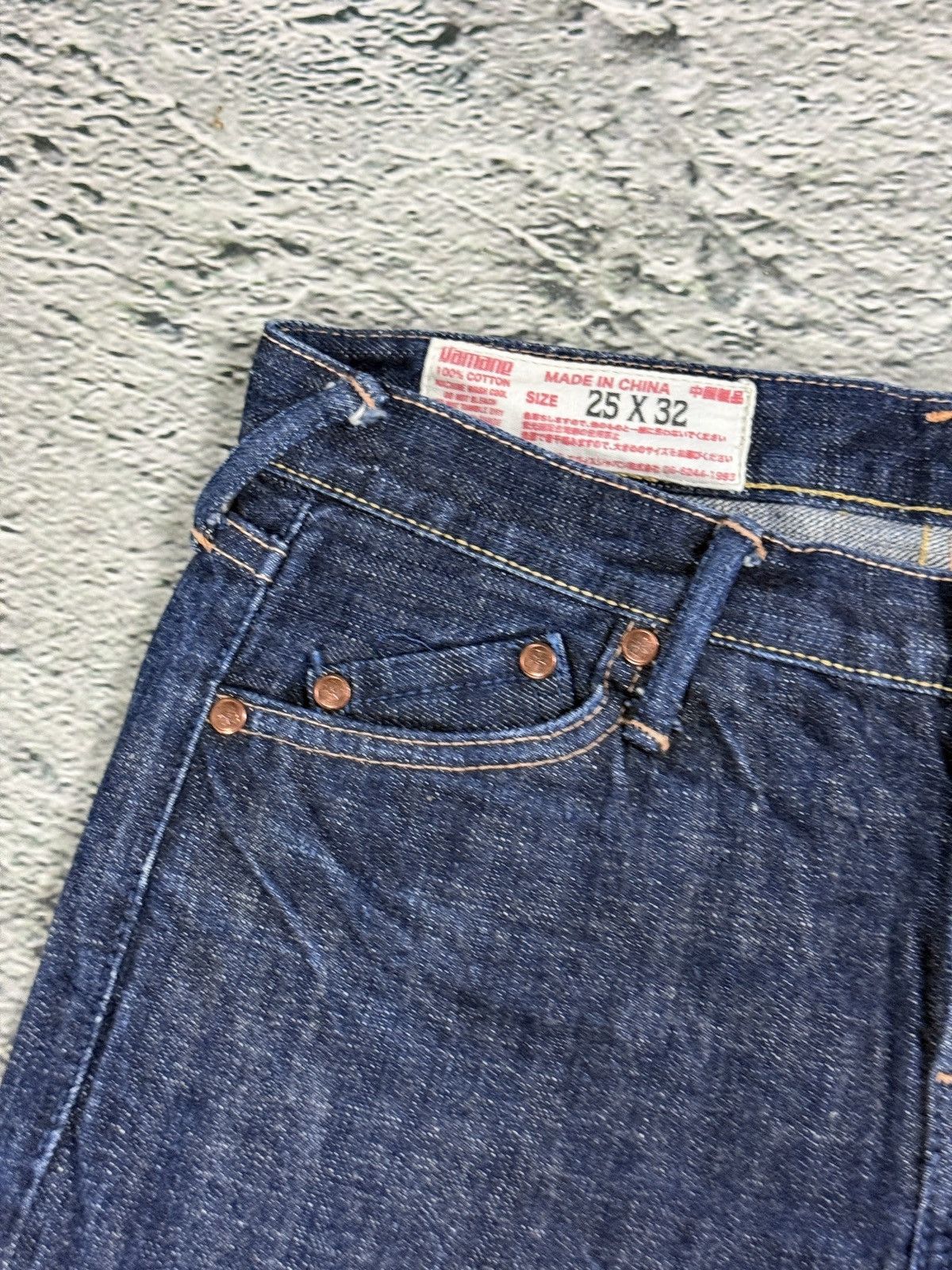Evisu Evisu Yamane jeans bootcut navy vintage smiley face gull Size 25" / US 0 / IT 36 - 7 Thumbnail