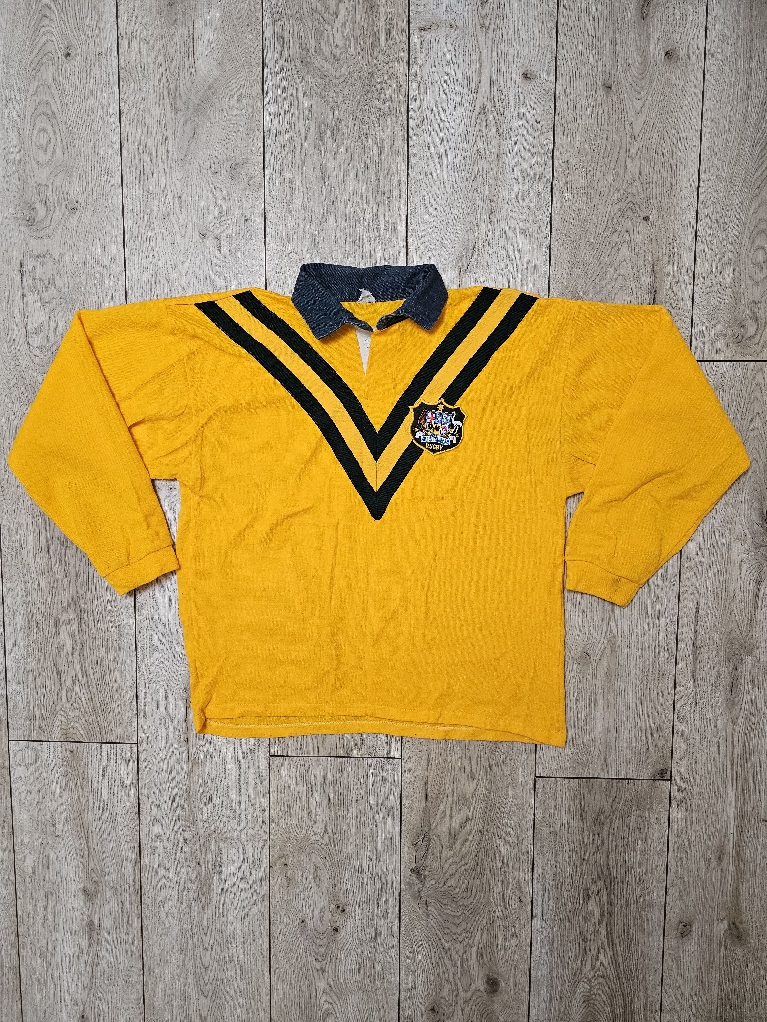 Vintage AUSTRALIA VINTAGE RUGBY JERSEY 8Os AUSTRALIA RUGBY UNION Size US XL / EU 56 / 4 - 1 Thumbnail