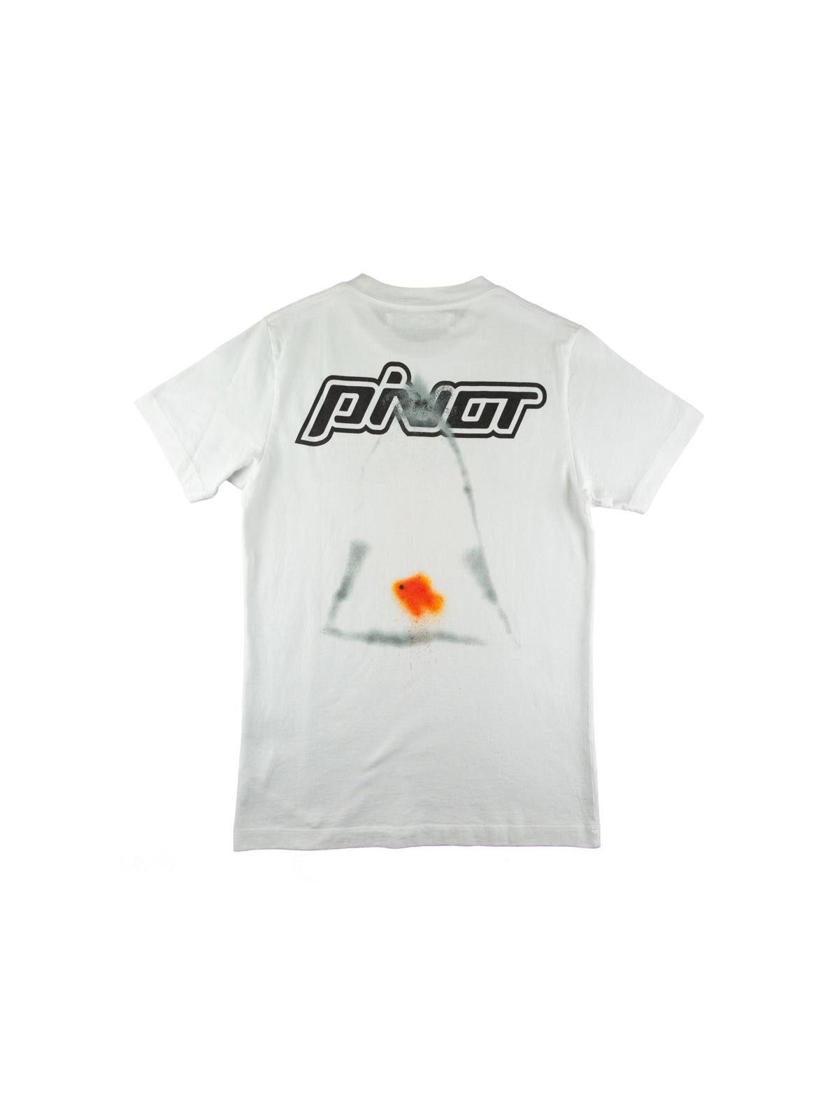 Off-White Off-White Pivot Fish White T Shirt Size US S / EU 44-46 / 1 - 2 Thumbnail