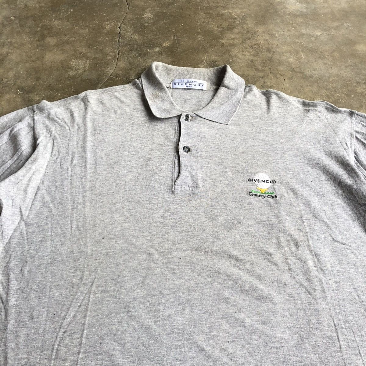 Givenchy 🇮🇹Vintage Givenchy Gentleman Golf Polo T-shirt Grey Luxury Size US XL / EU 56 / 4 - 3 Thumbnail