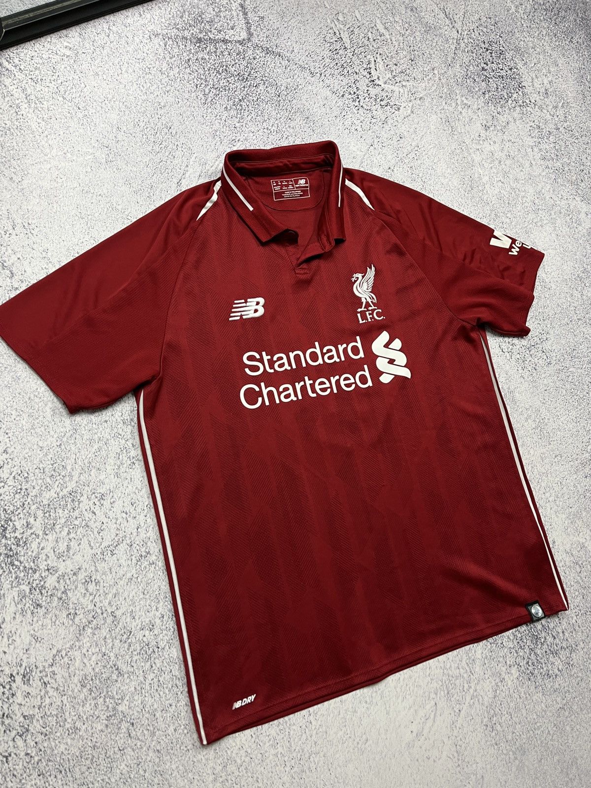 New Balance Liverpool 2018-2019 Home Soccer Jersey Football Kit #8 Keita Size US M / EU 48-50 / 2 - 4 Thumbnail
