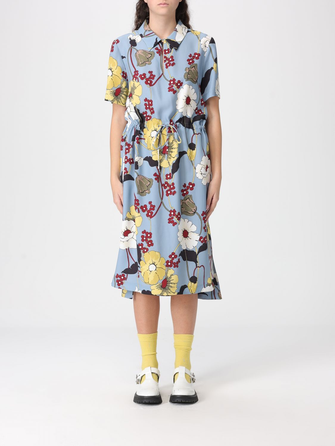 Marni Dress Woman Sky Blue