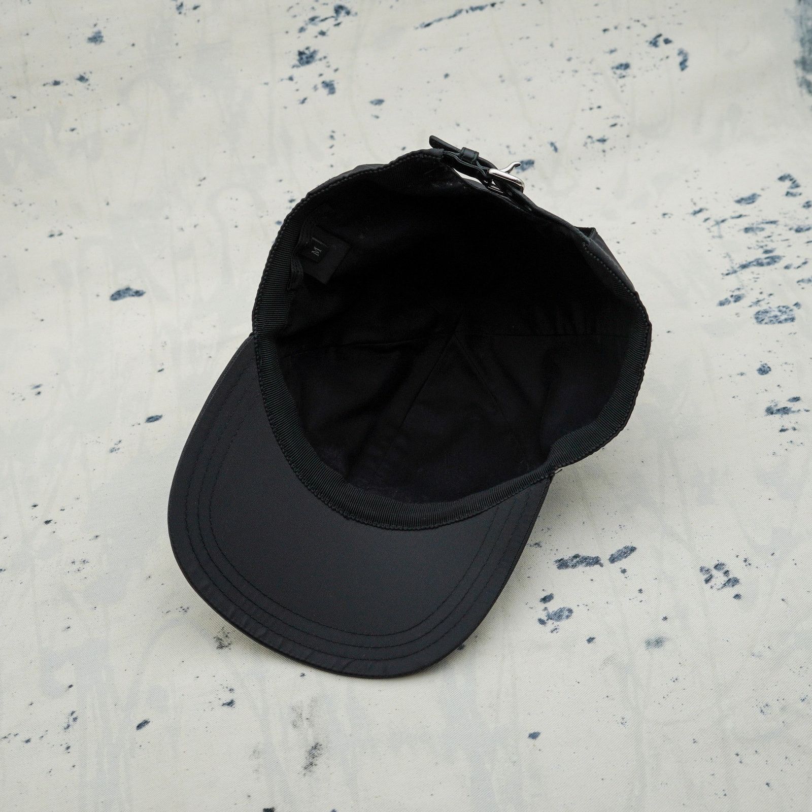 Prada Vintage prada milano black tab logo nylon baseball cap hat Size ONE SIZE - 4 Thumbnail