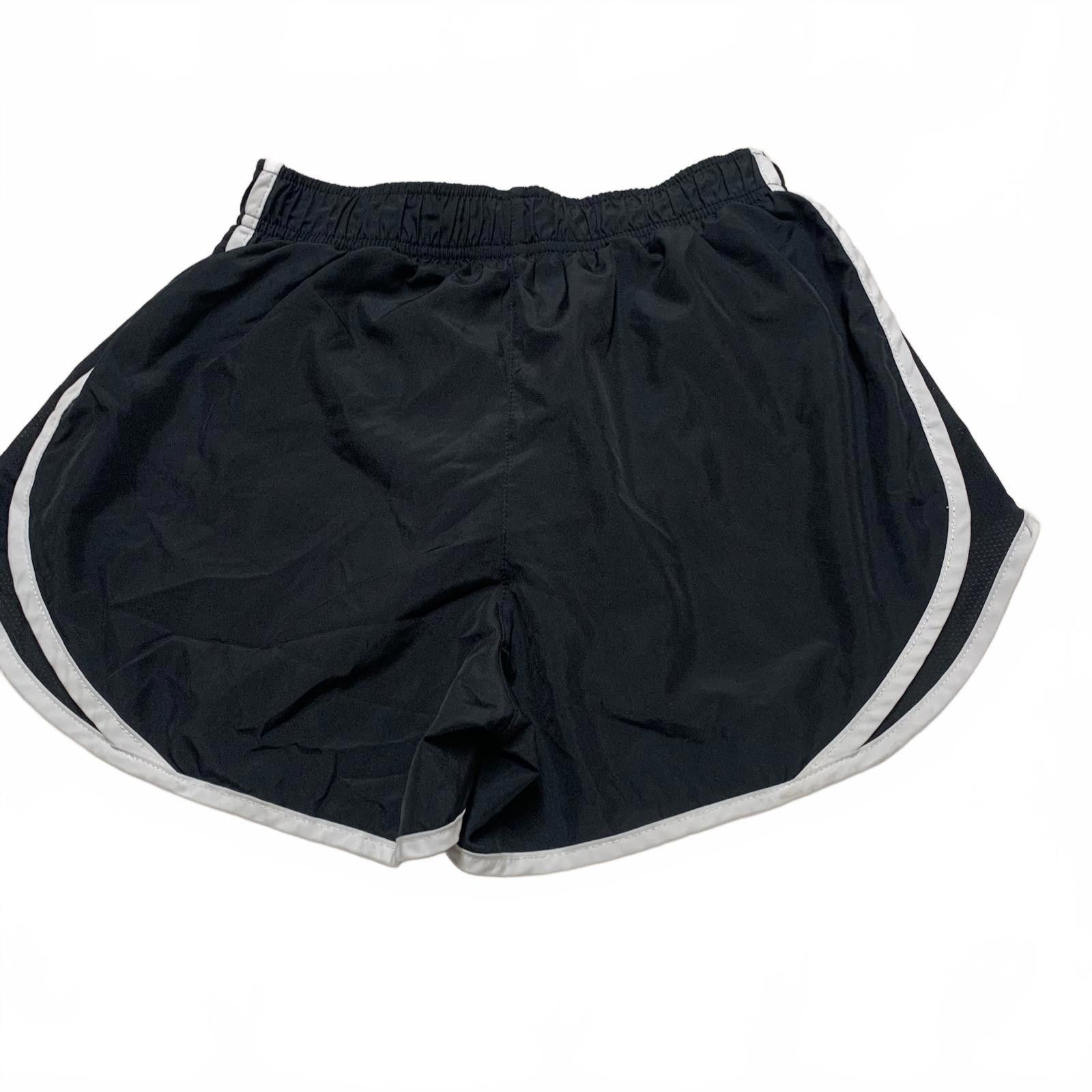 Nike Nike Dri Fit Women's Sz S Running Shorts Black White Size 28" / US 6 / IT 42 - 2 Thumbnail