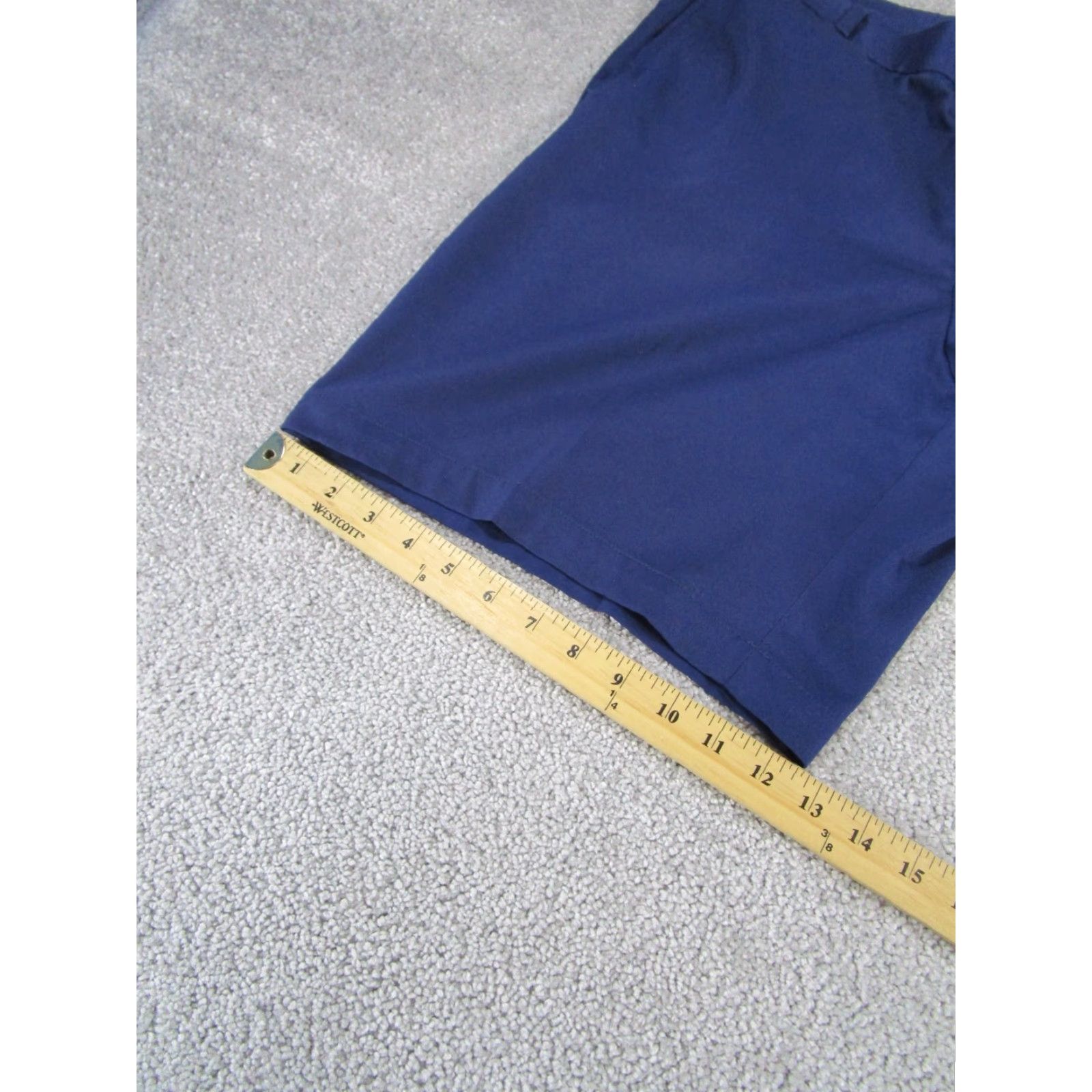 Vintage Bobby Jones Shorts Mens 40 Dark Blue Polyester Chino Size US 40 / EU 56 - 5 Thumbnail