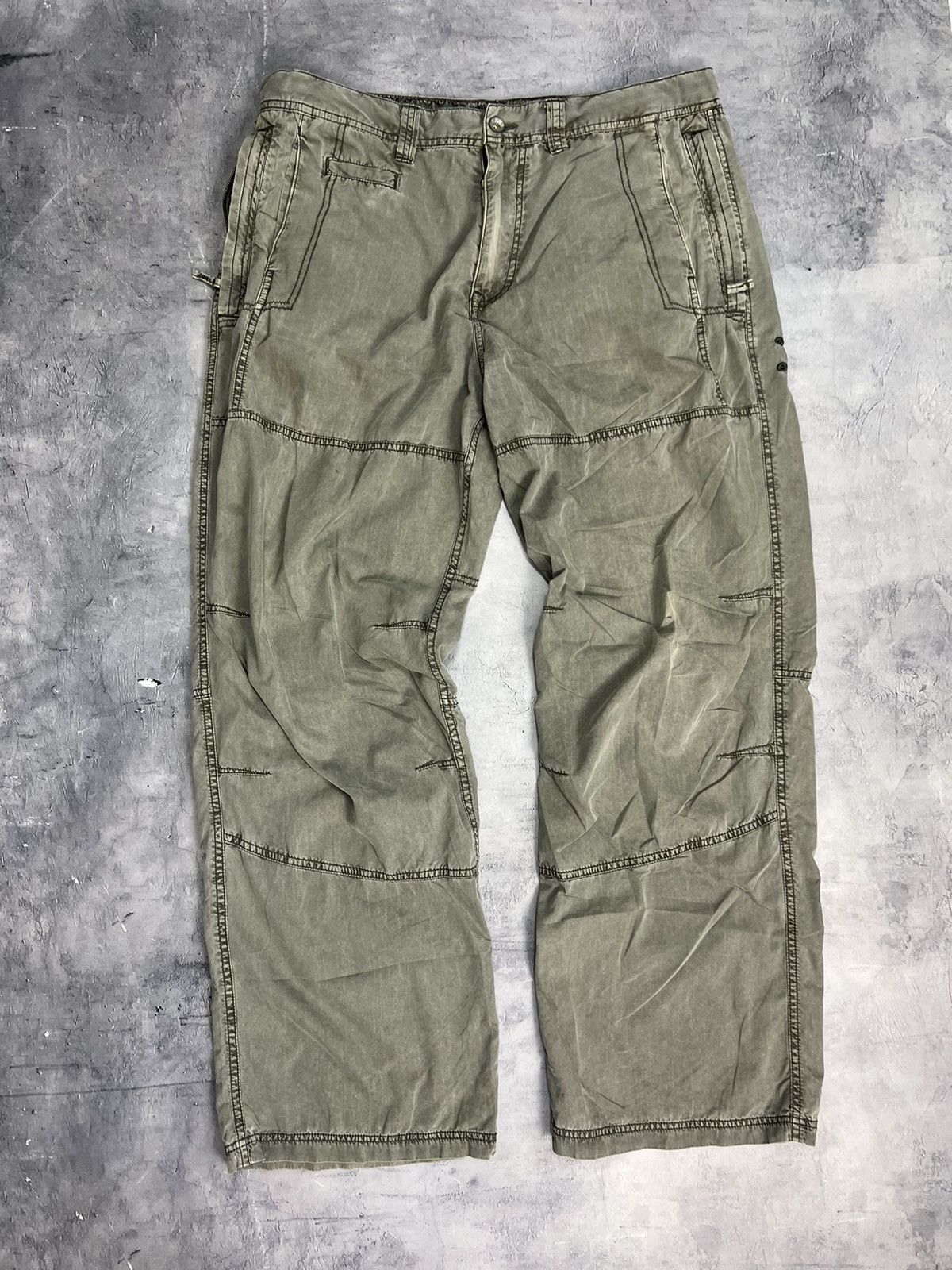 Vintage Avant Garde Cargo Pants Y2k Streetwear Size 36’’ Size US 36 / EU 52 - 1 Thumbnail