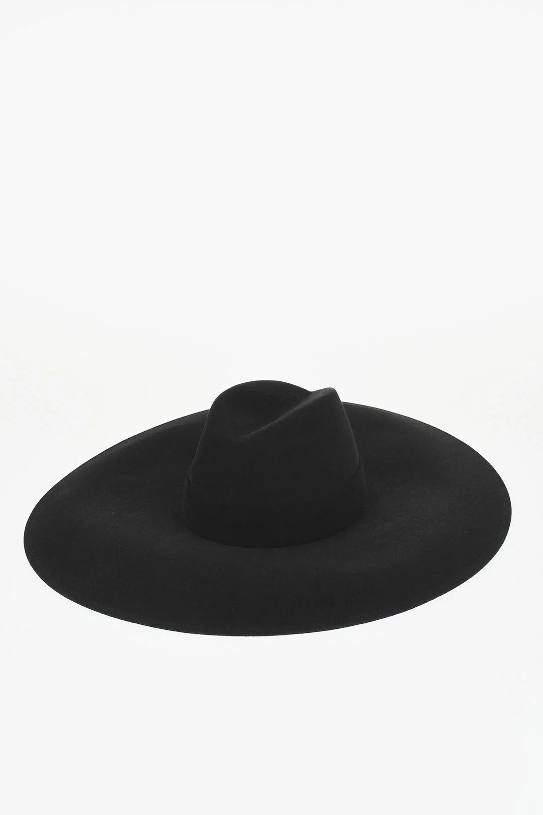 Balmain og1mm0326 Size: 56 / Rabbit-Felt Floppy Hat / Cap in Black Size ONE SIZE - 1 Thumbnail