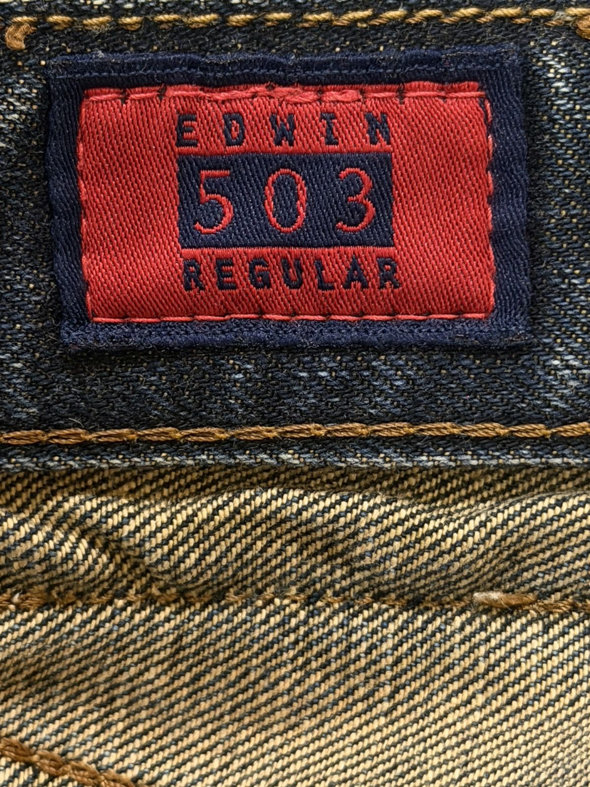 Edwin Vintage 90s Edwin 503 Faded Wash Distressed Wide Leg Baggy Size US 28 / EU 44 - 6 Thumbnail