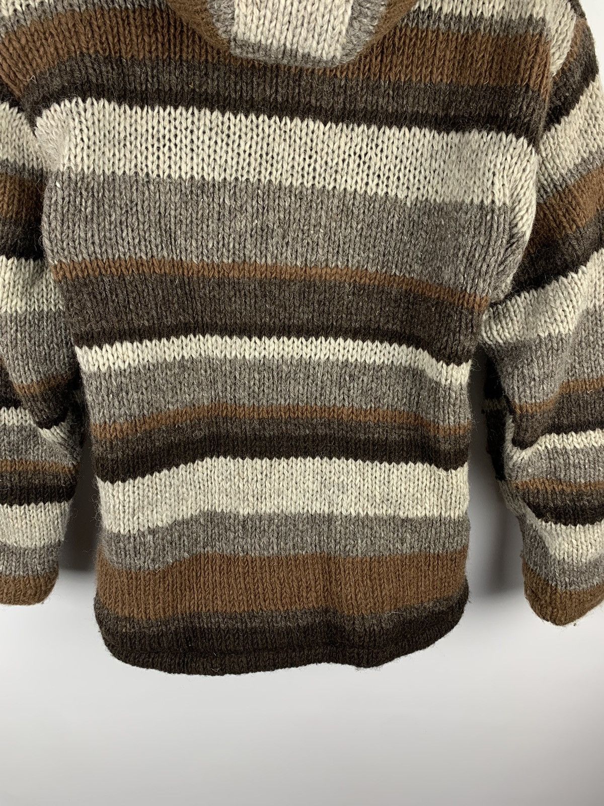 Other Vintage PACHAMAMA Chunky Knit Wool Zipped Jacket Size M/L Size US L / EU 52-54 / 3 - 13 Thumbnail