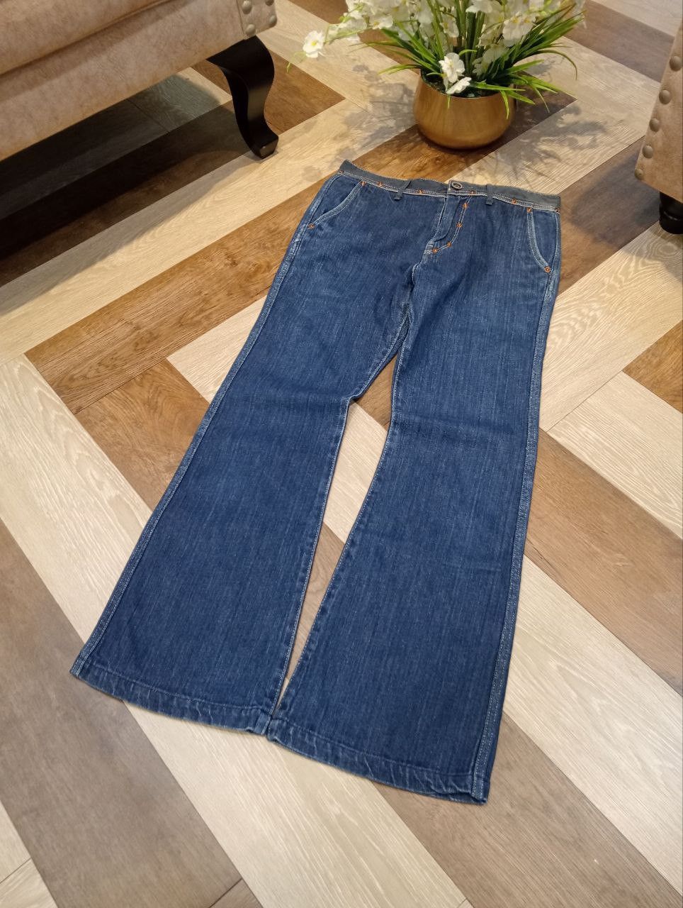 Kapital KAPITAL X KIRO HIRATA HIP BAG FLARED DENIM PANTS Size US 30 / EU 46 - 3 Thumbnail