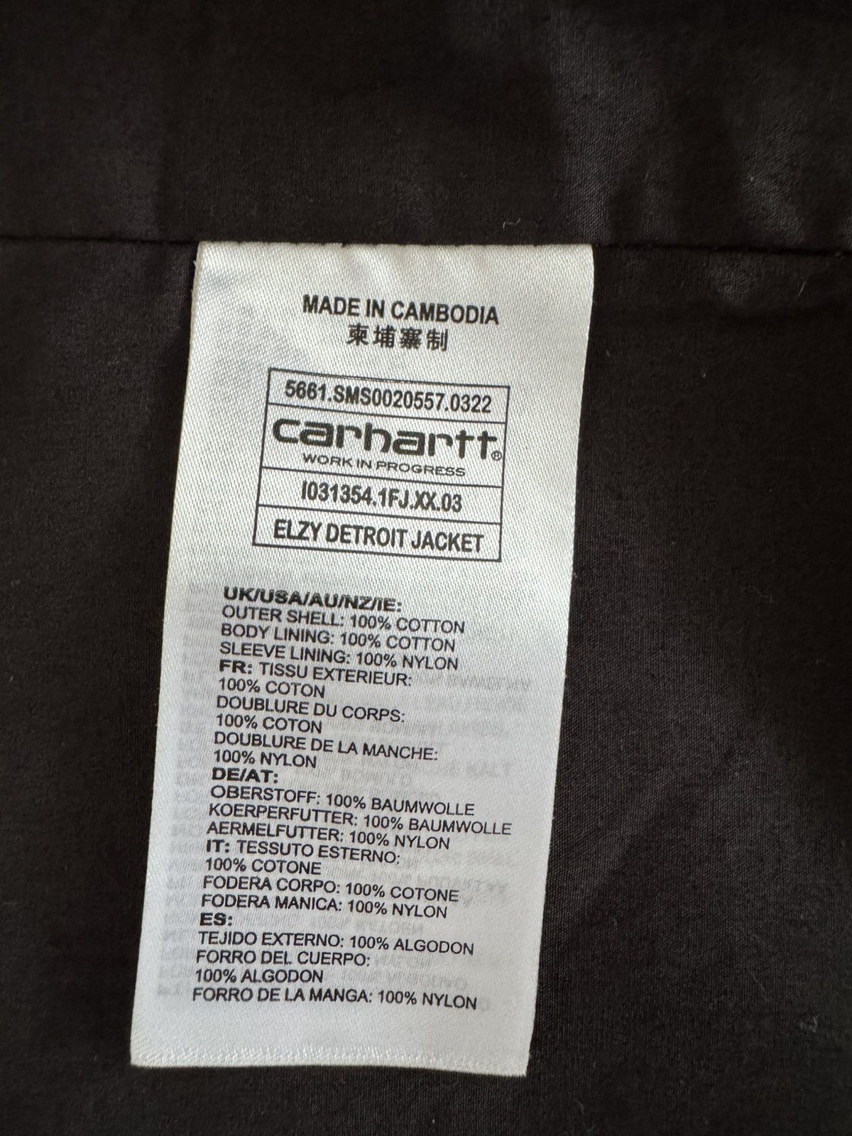 Carhartt Carhartt elzy detroit jacket Size US M / EU 48-50 / 2 - 7 Thumbnail
