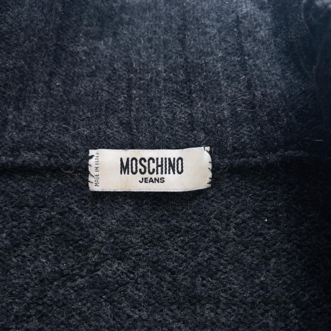 Moschino Vintage Moschino Jeans Knit Zip Up Jumper Size L Size US L / EU 52-54 / 3 - 3 Thumbnail